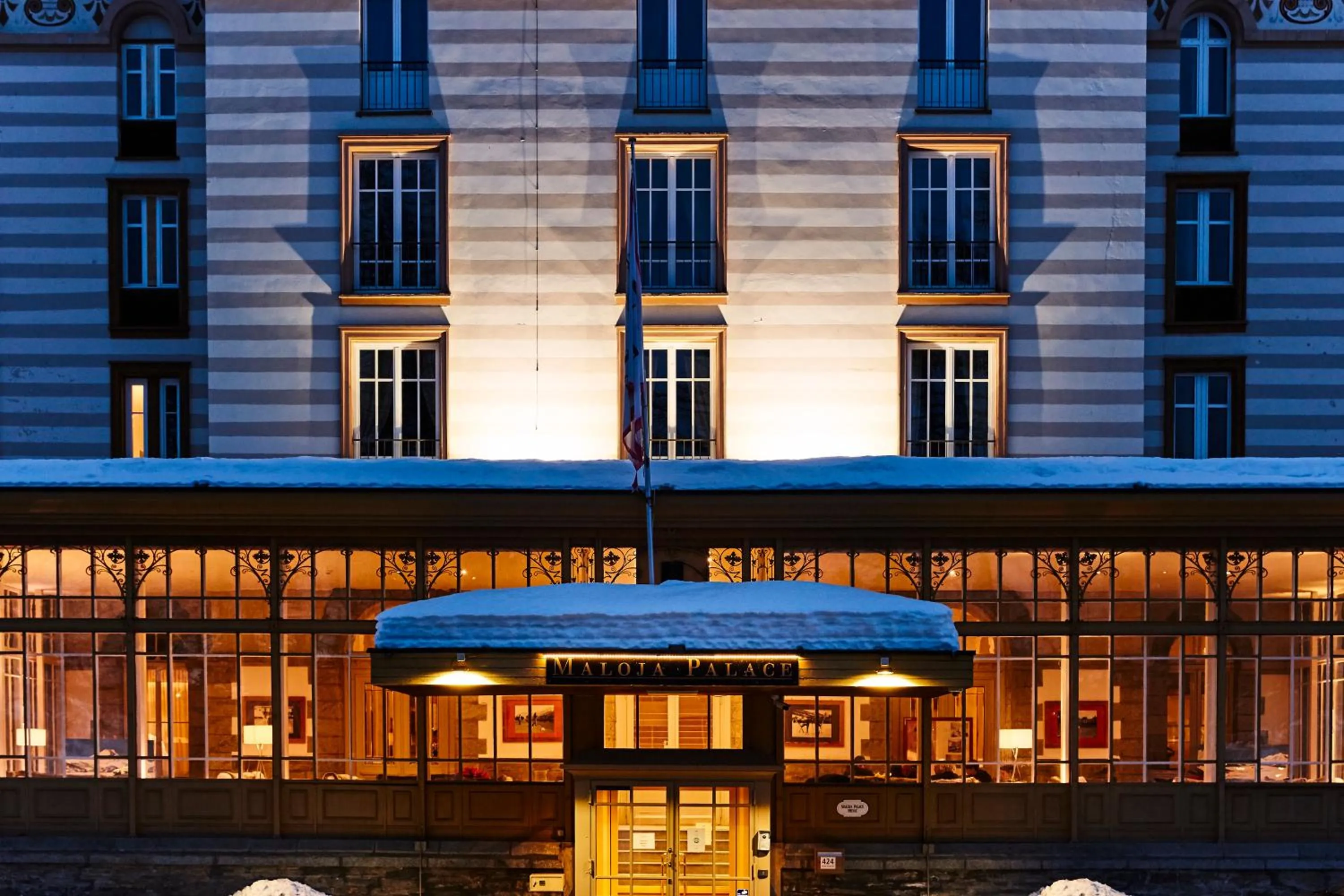 Property building in Maloja Palace Suites CO2-Neutral