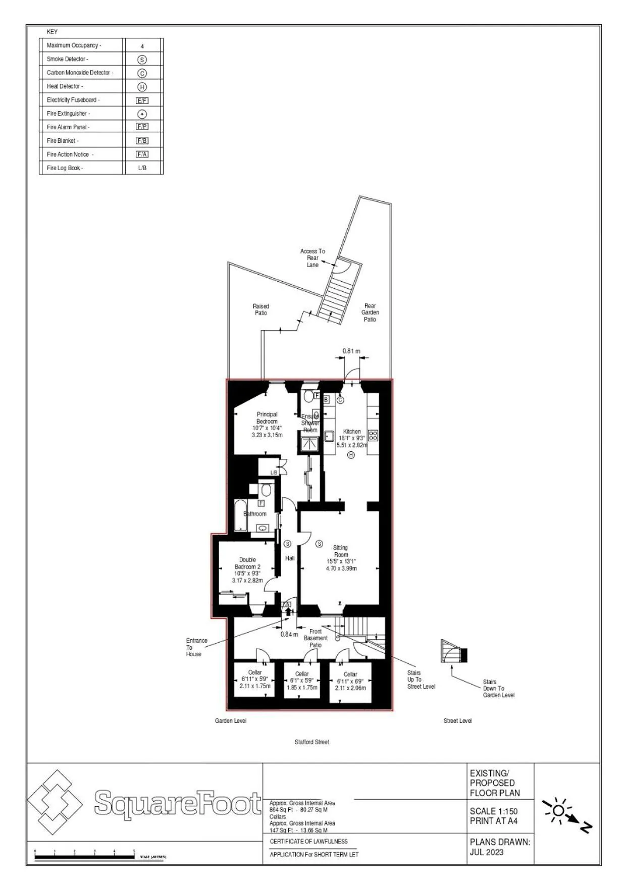 Luxury apartment, Stafford Street