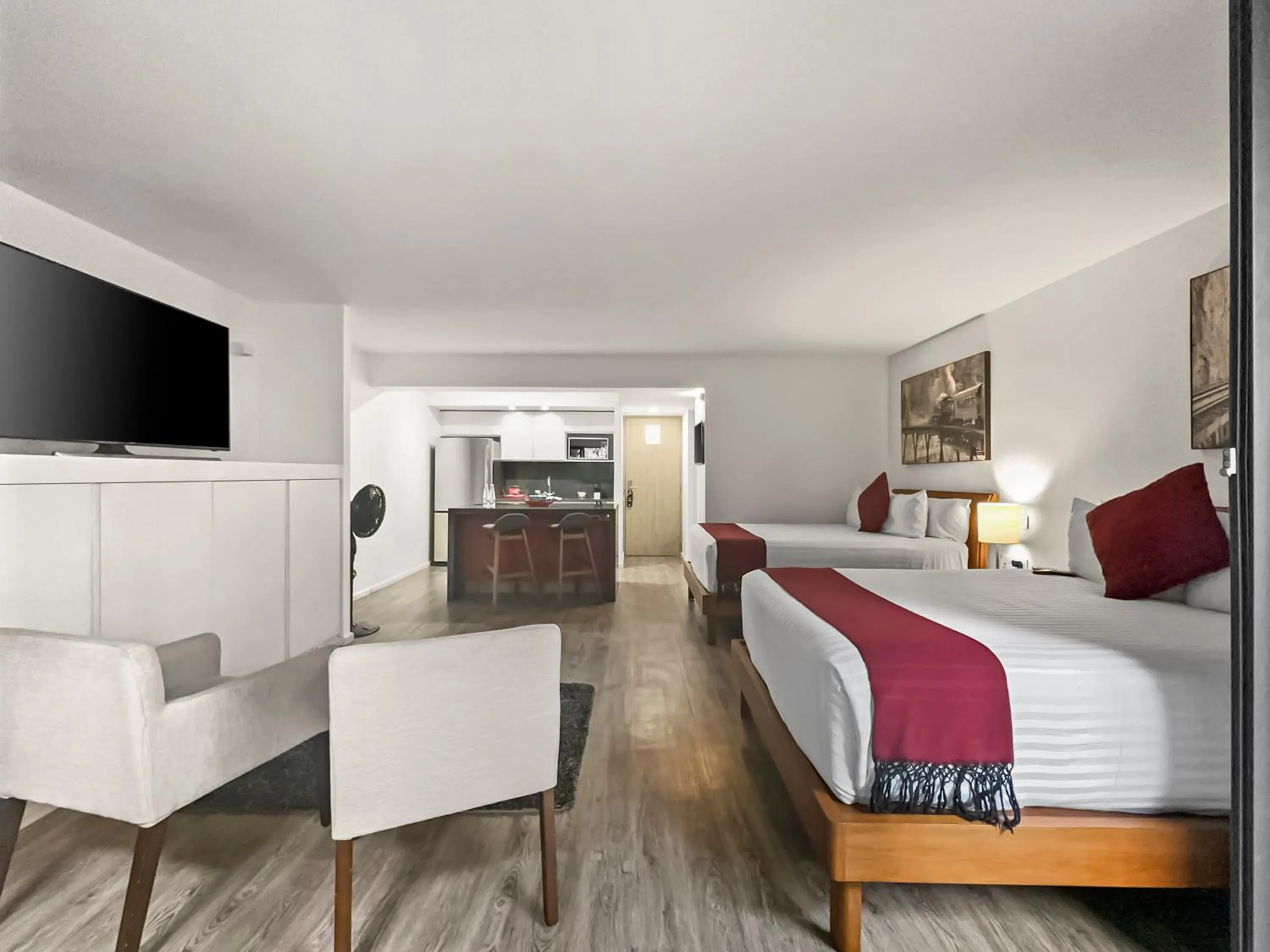 Living room, Bed in Armonik Suites By Casanevo