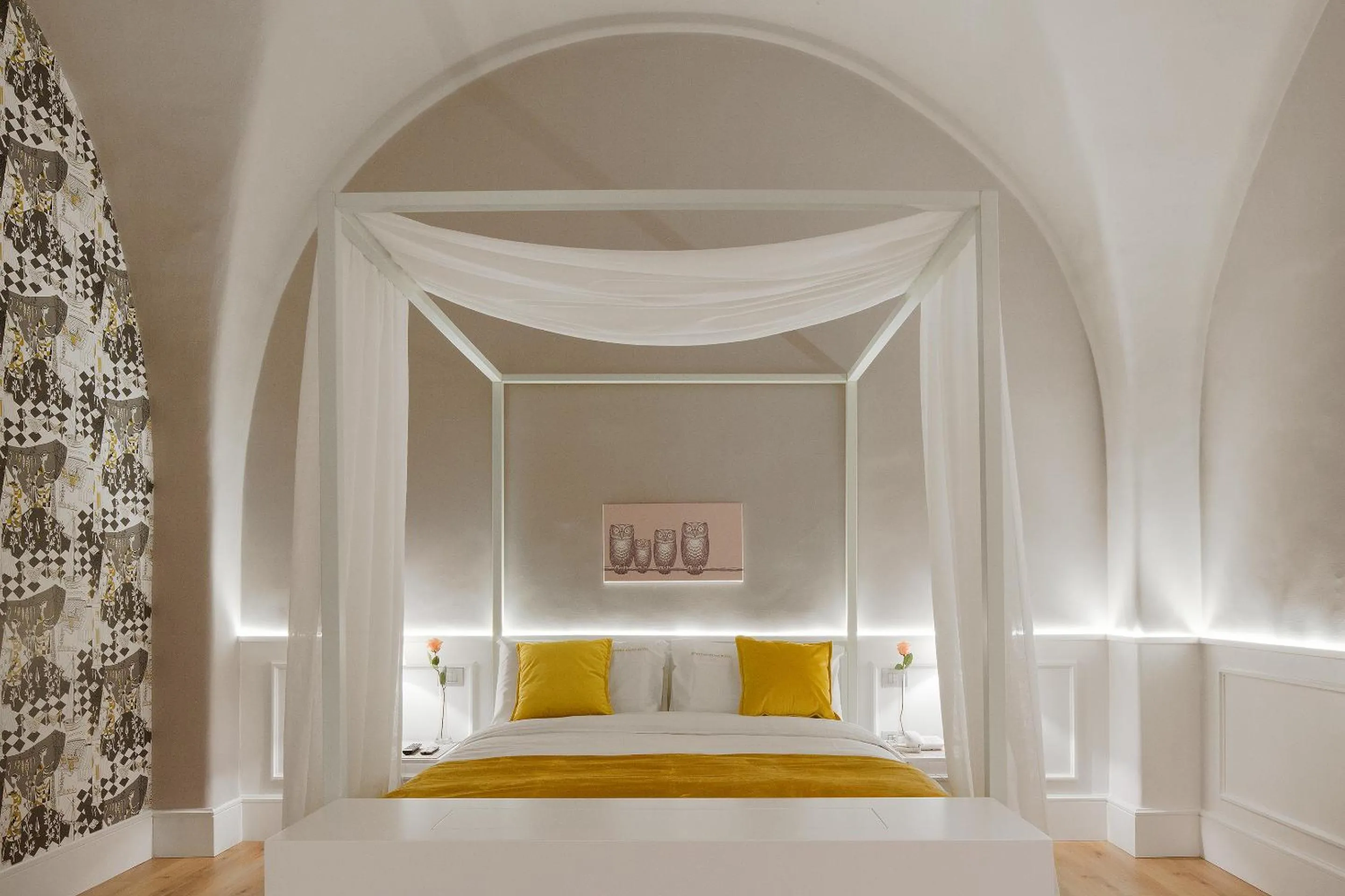 Bedroom, Bed in Quattro Canti Suites