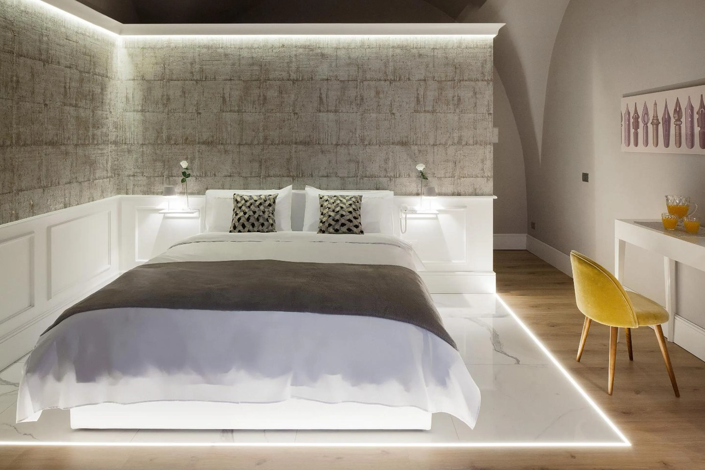 Bedroom, Bed in Quattro Canti Suites