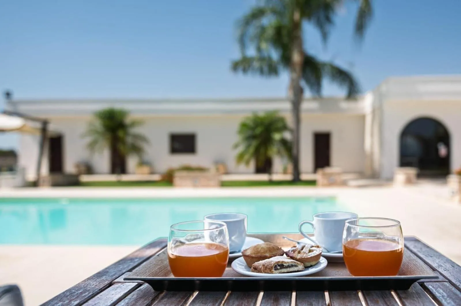 Swimming pool in Tenuta San Nicola