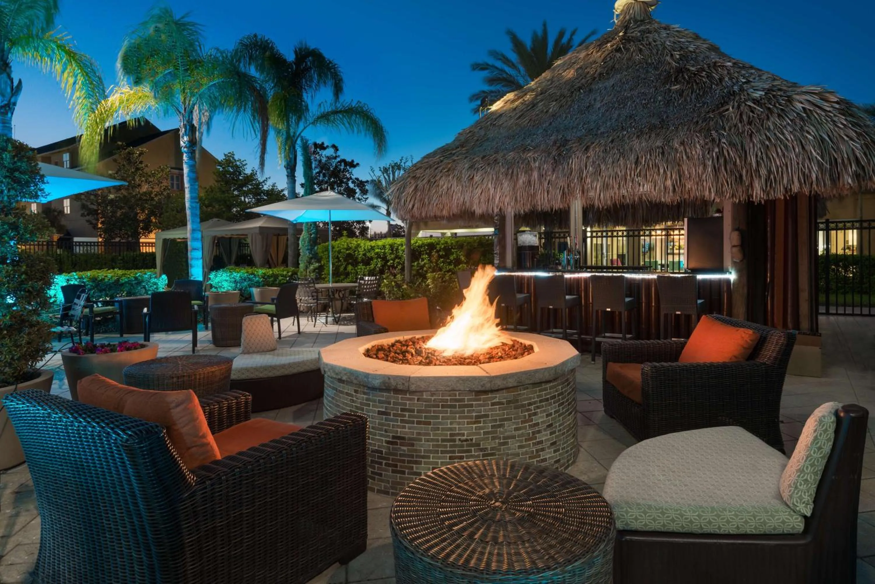 Pool view in Hilton Garden Inn Orlando International Drive North