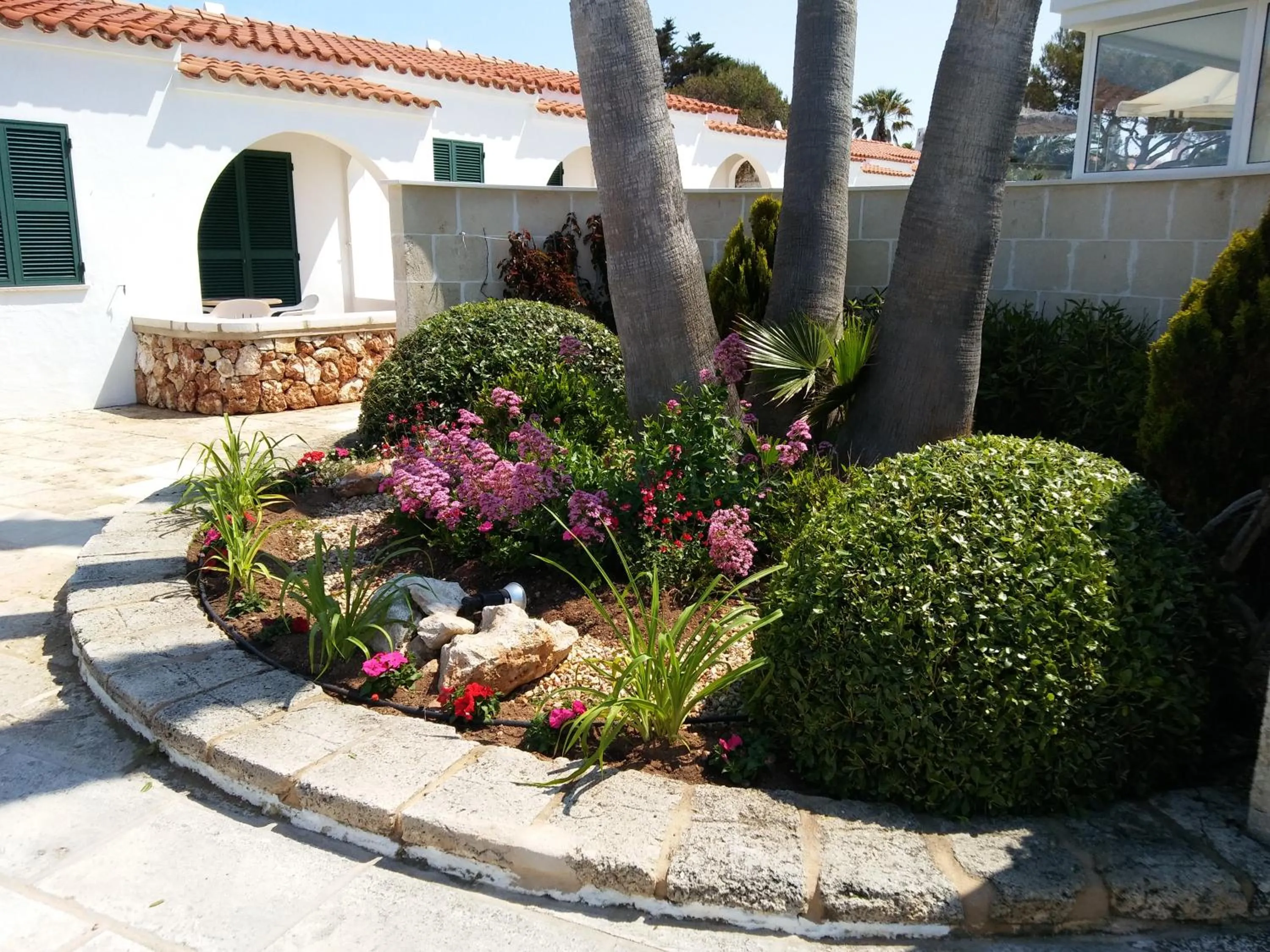 Garden view in Nure Cel Blau