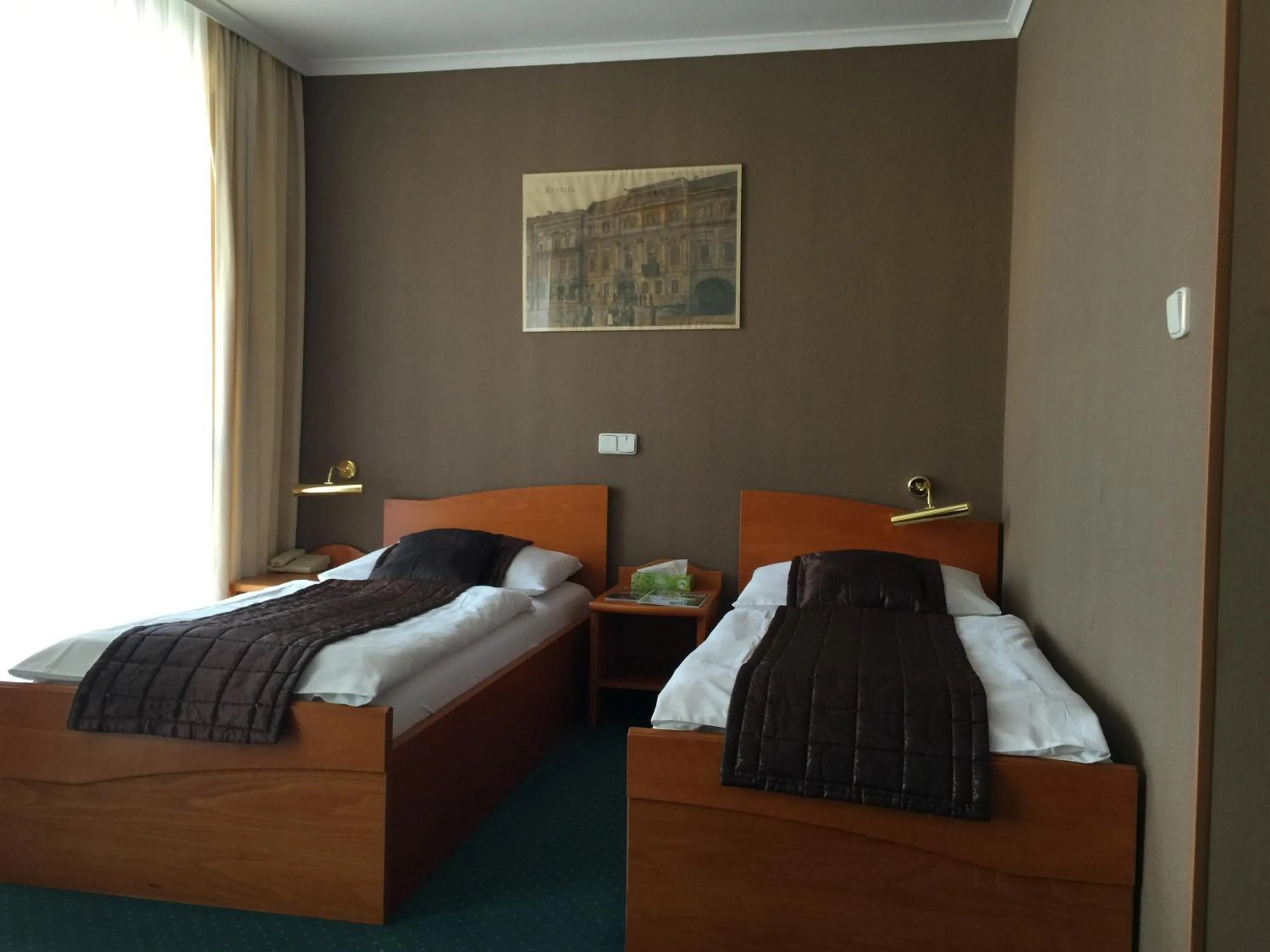 Bed in Hotel Dukla