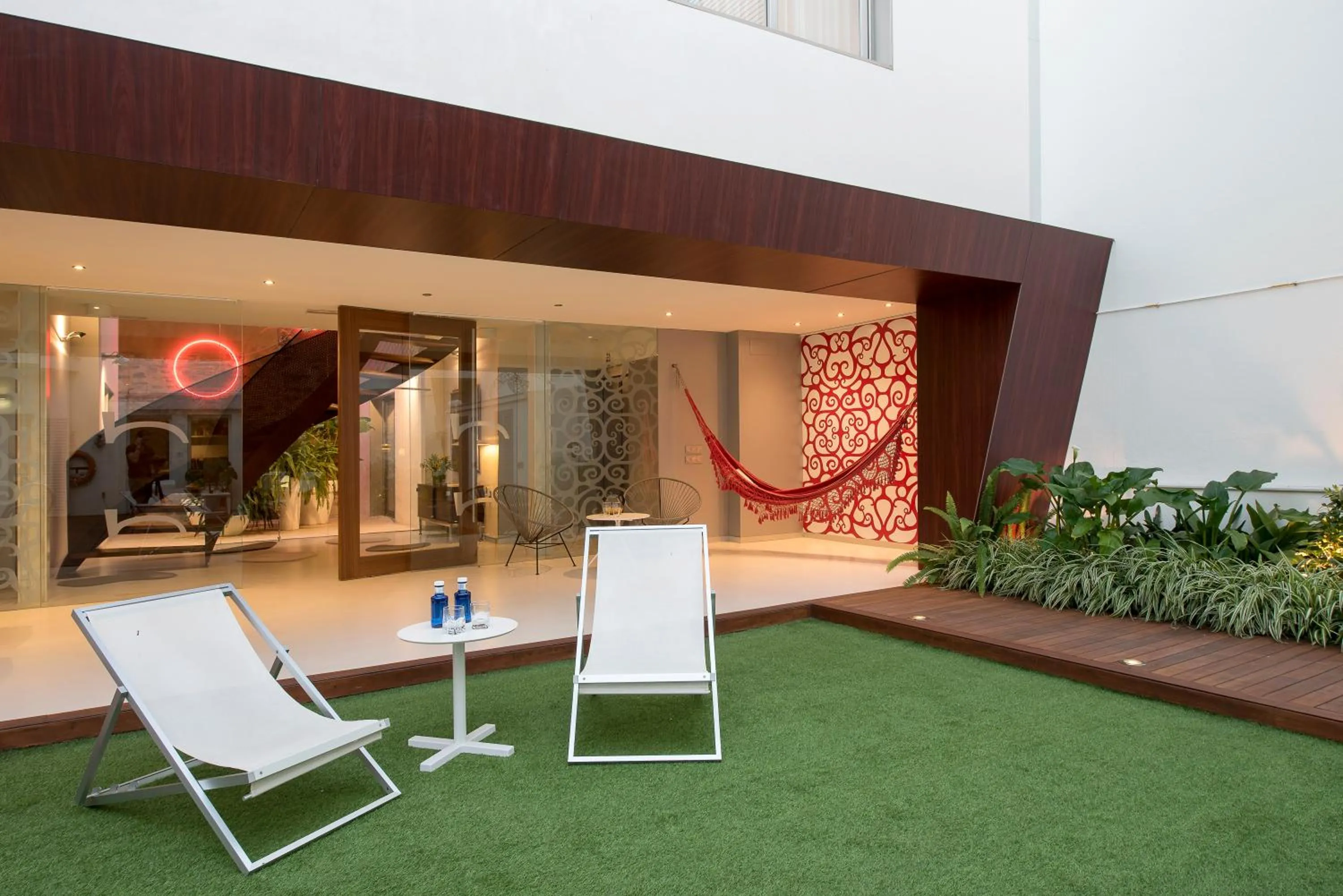 Garden in La Alcoba del Agua Hotel Boutique