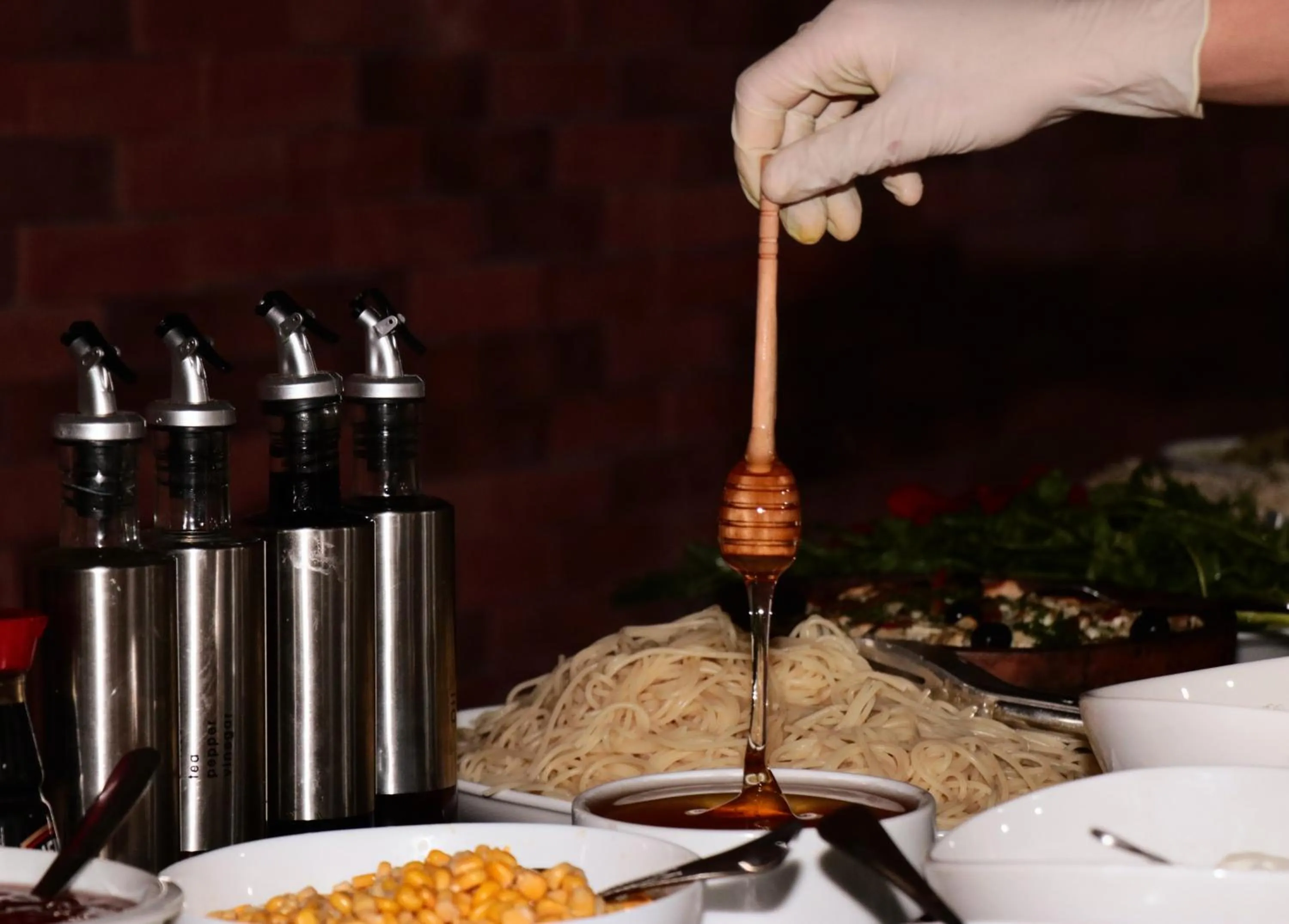 Buffet breakfast in Loft Hotel Bakuriani