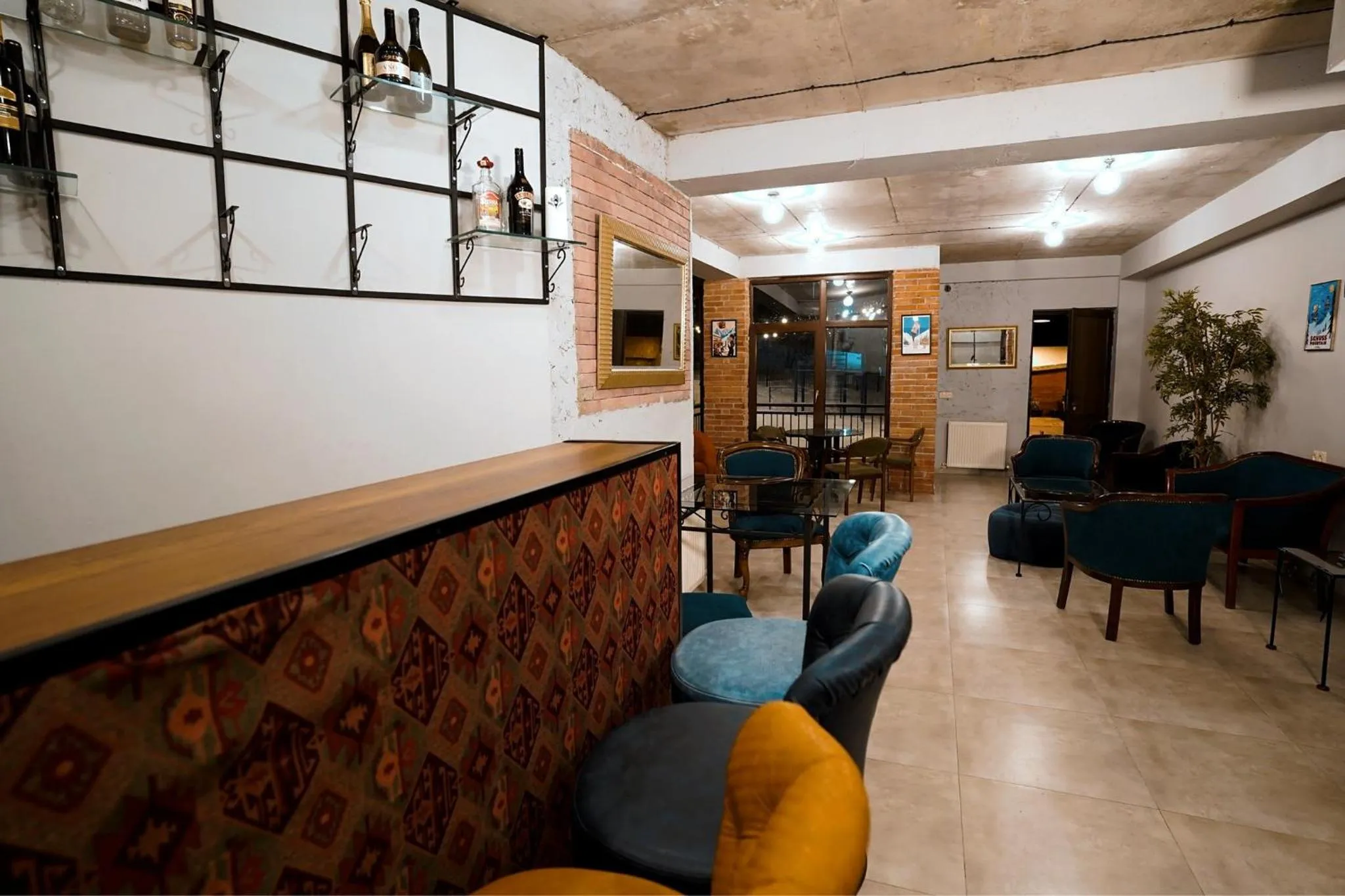 Lounge or bar in Loft Hotel Bakuriani