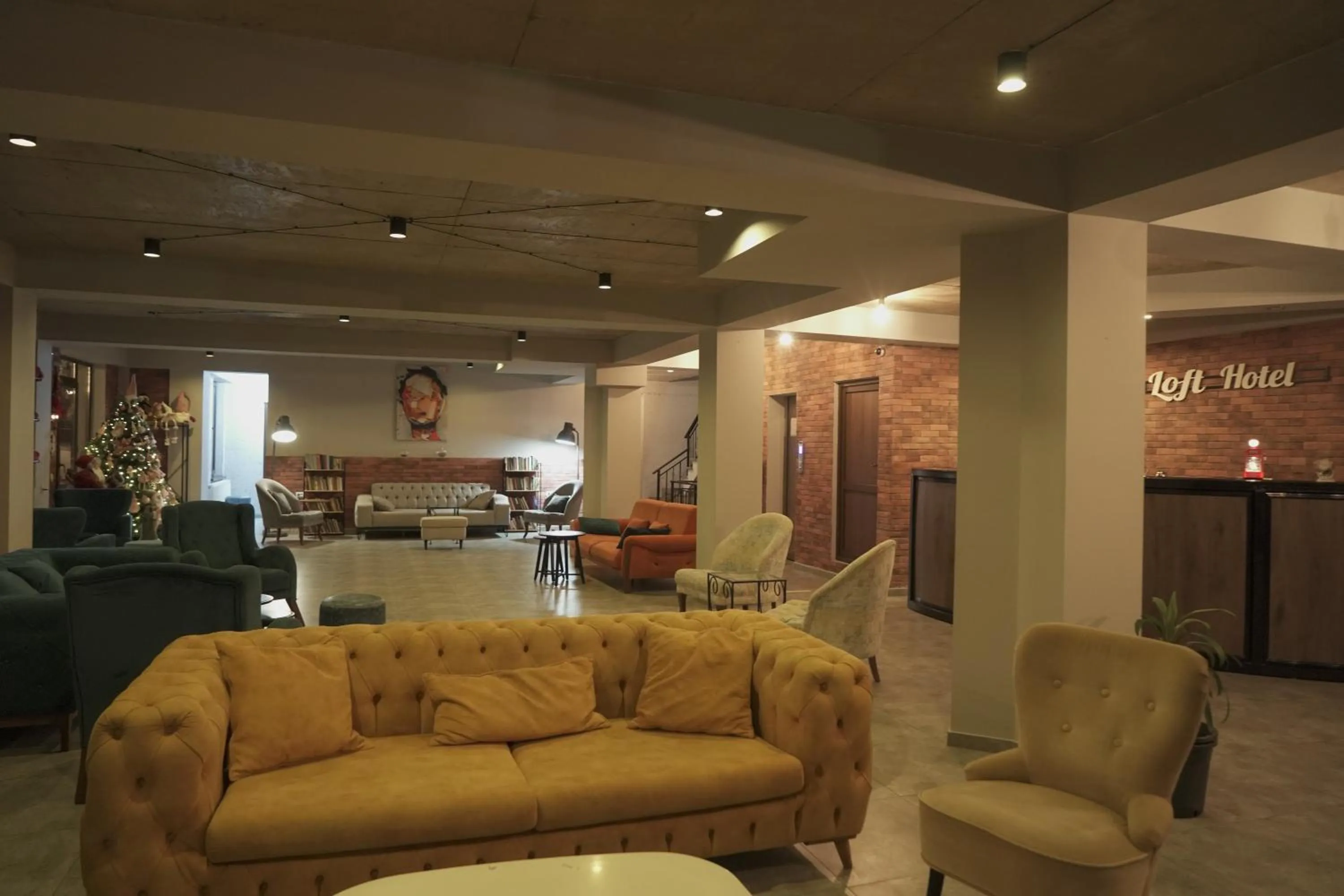 Seating area in Loft Hotel Bakuriani