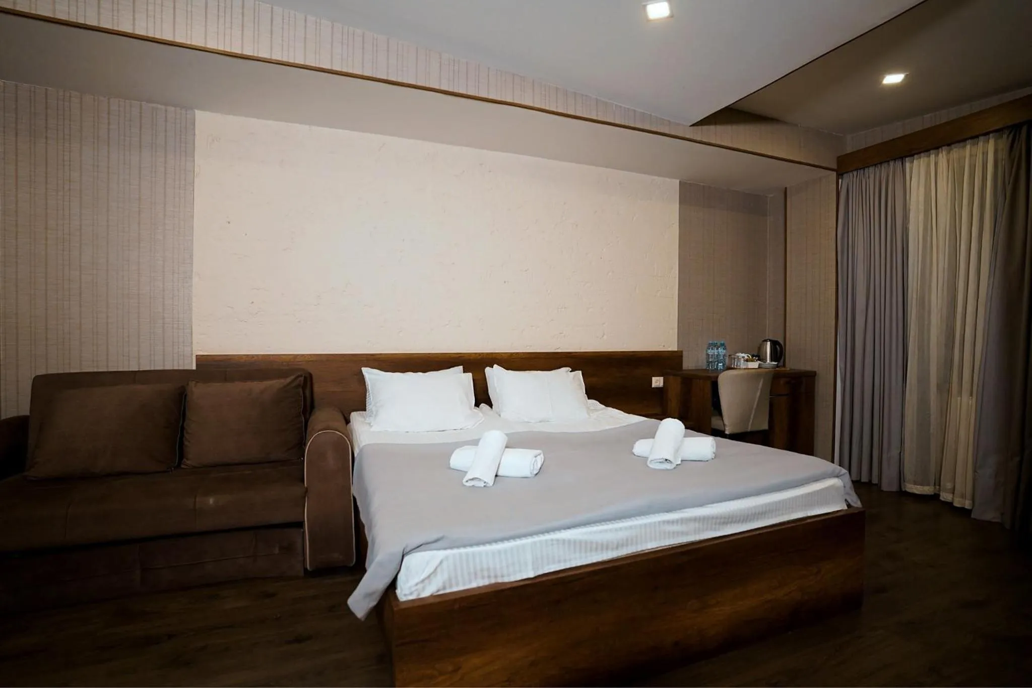 Photo of the whole room, Bed in Loft Hotel Bakuriani