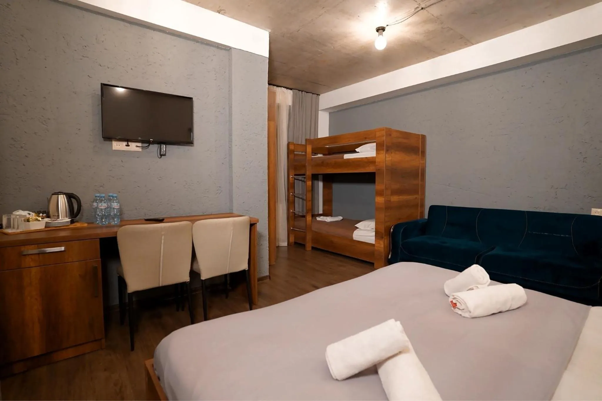 Bed in Loft Hotel Bakuriani