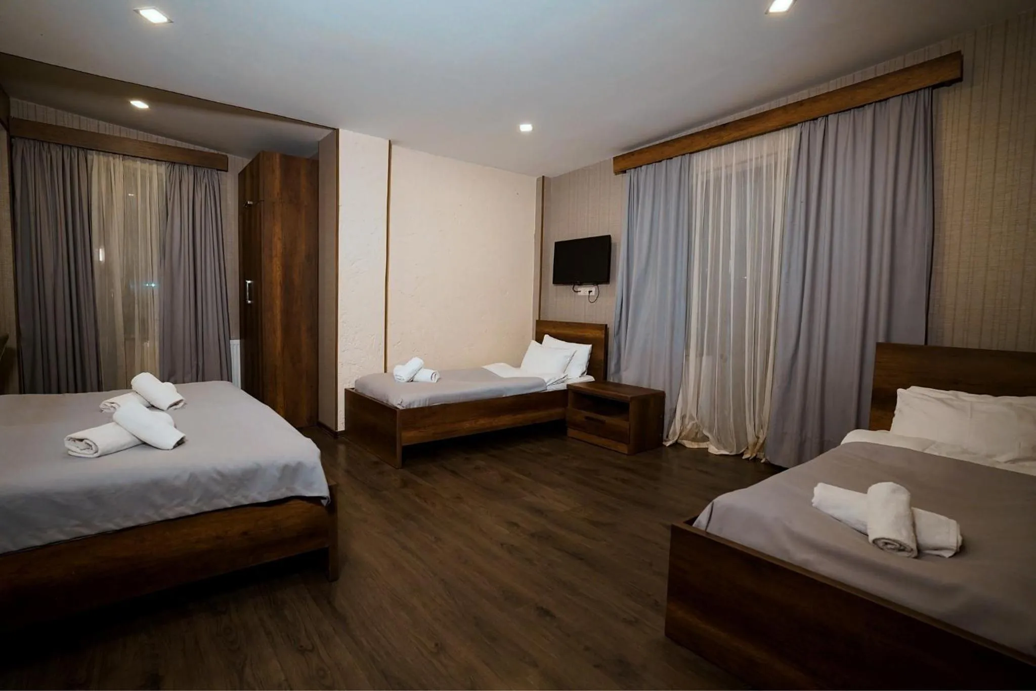 Bed in Loft Hotel Bakuriani