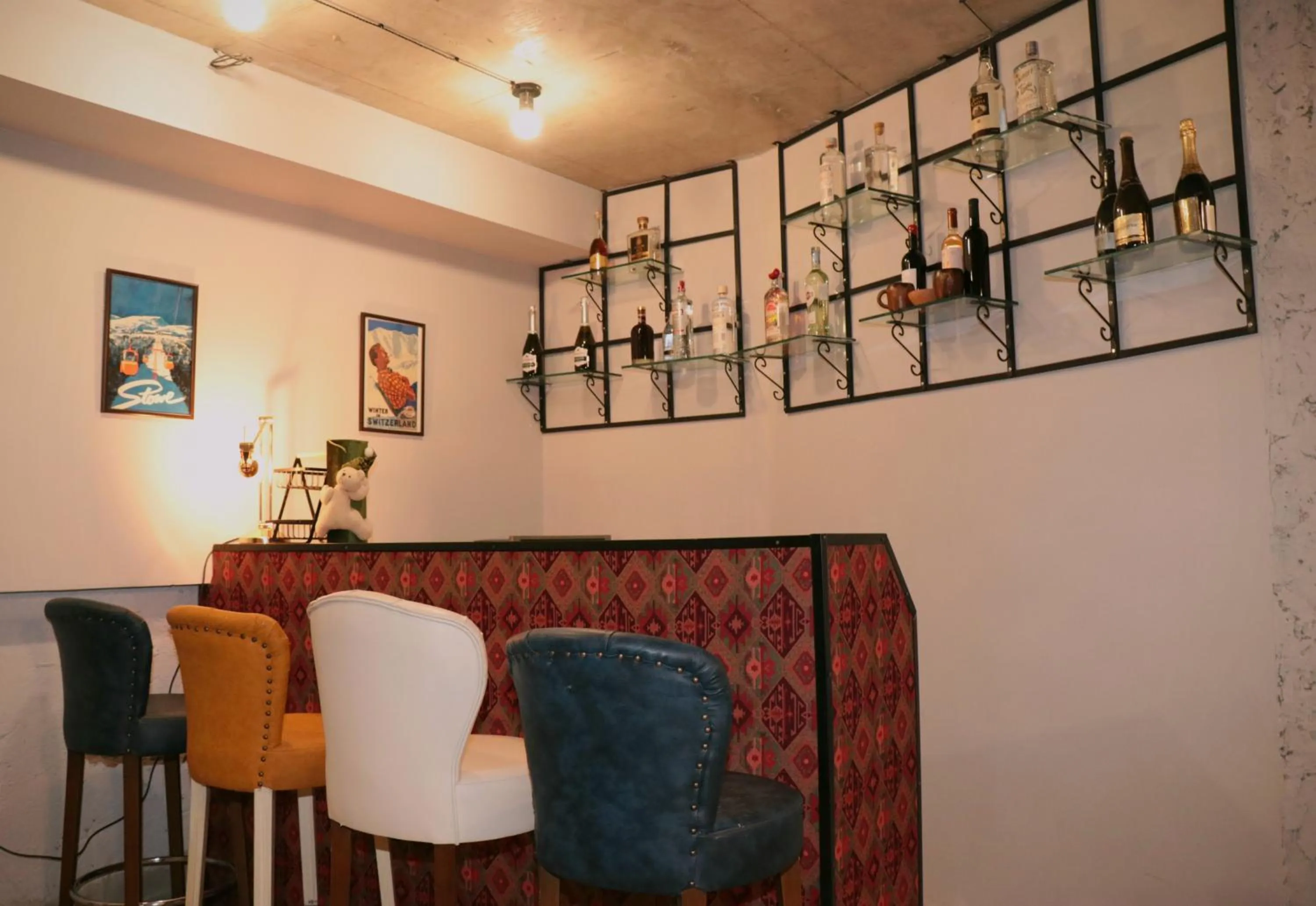 Lounge or bar in Loft Hotel Bakuriani