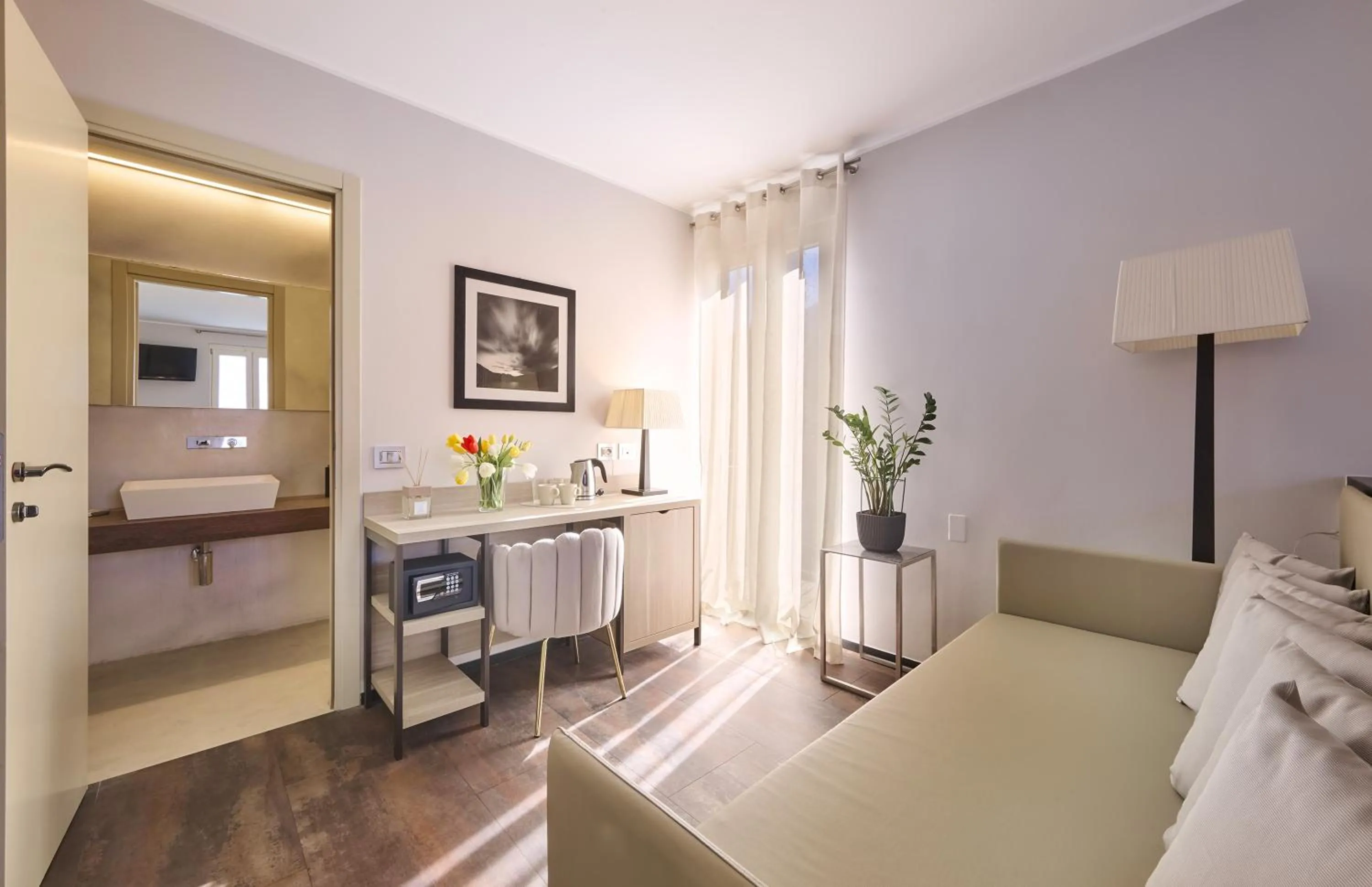 Bed in Hotel Don Ferrante