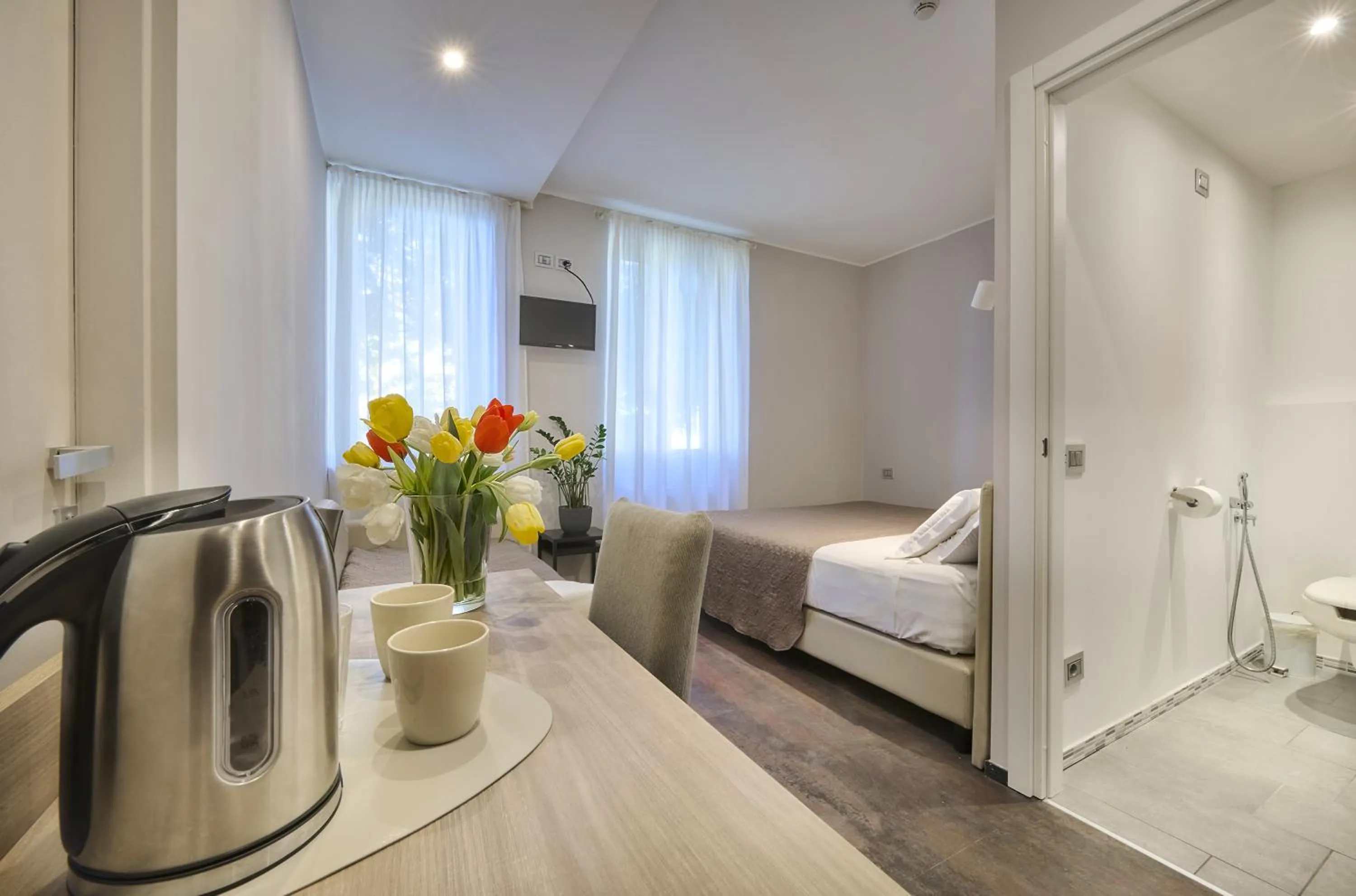 Bed in Albergo Silvio