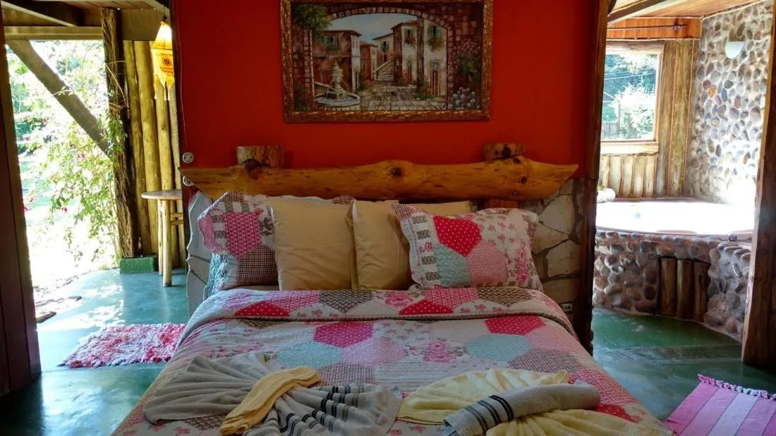 Bed in Pousada Casa Fazenda do Rio
