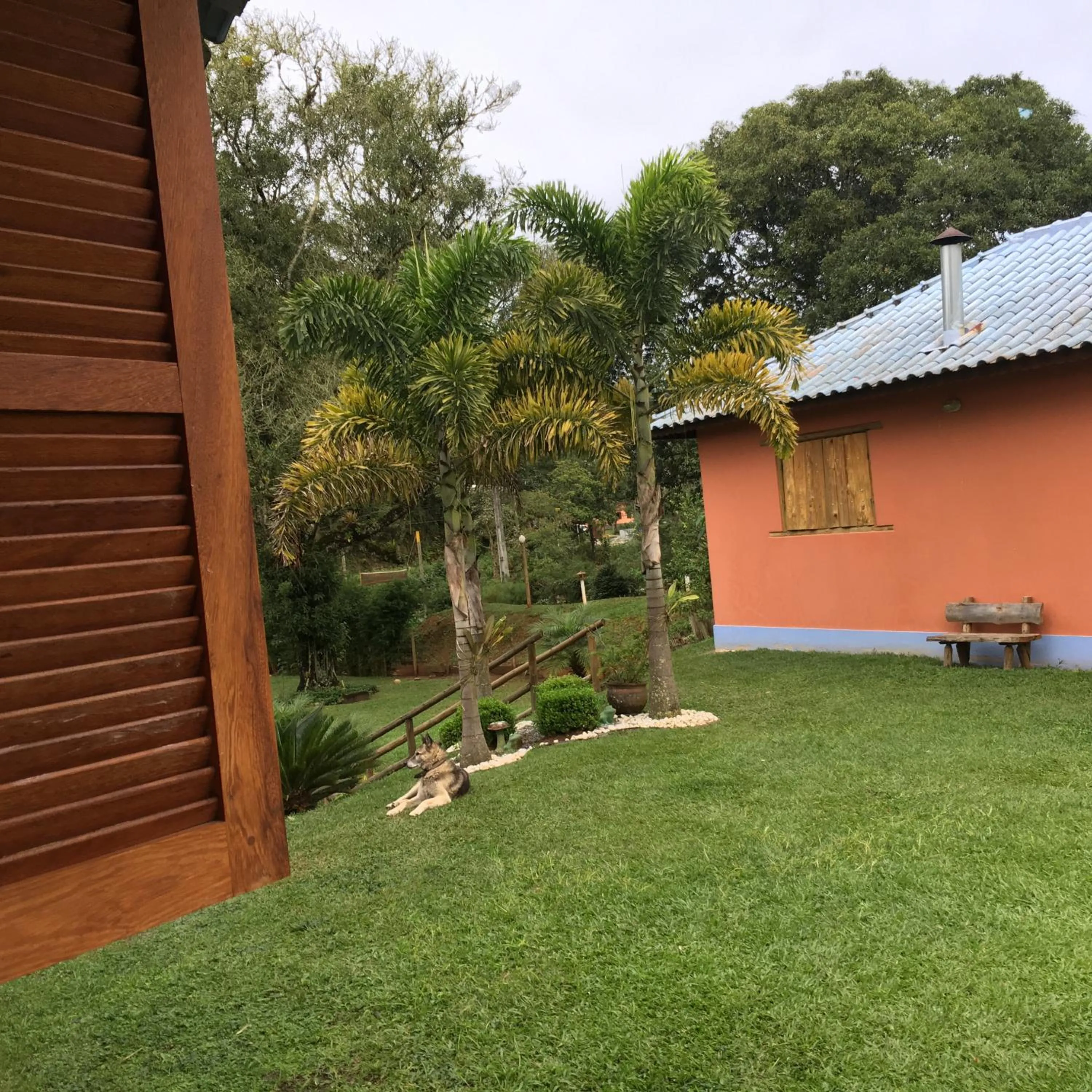 Garden view in Pousada Casa Fazenda do Rio