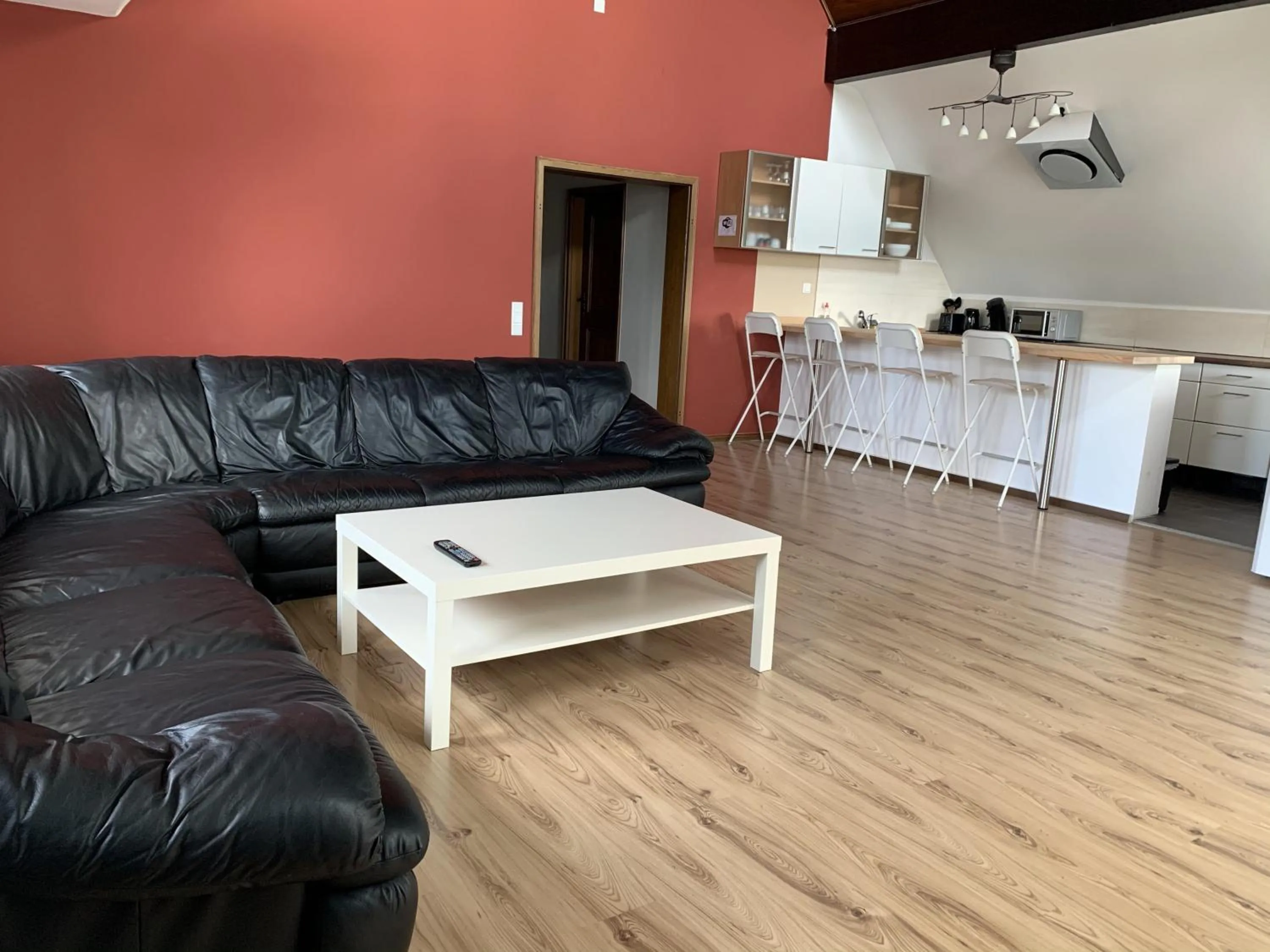 Kitchen or kitchenette in Apart-Hotel Rheinischer Hof Dormagen