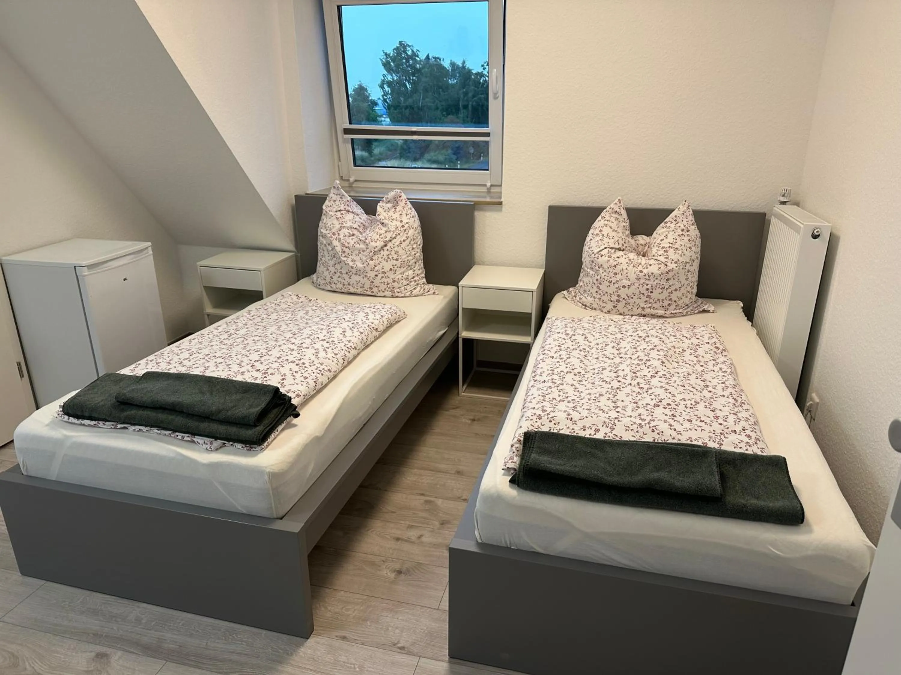 Bed in Apart-Hotel Rheinischer Hof Dormagen