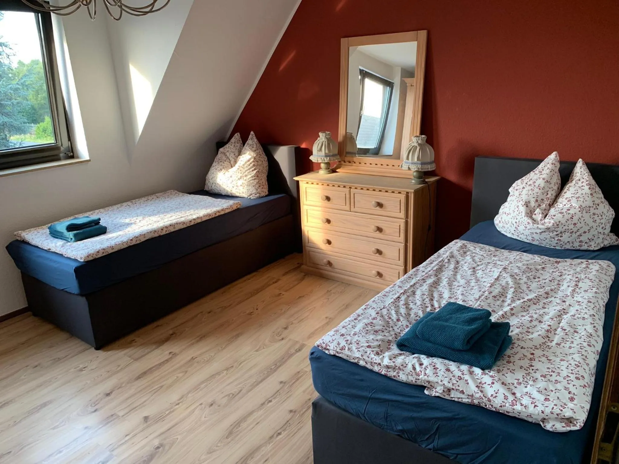 Bed in Apart-Hotel Rheinischer Hof Dormagen