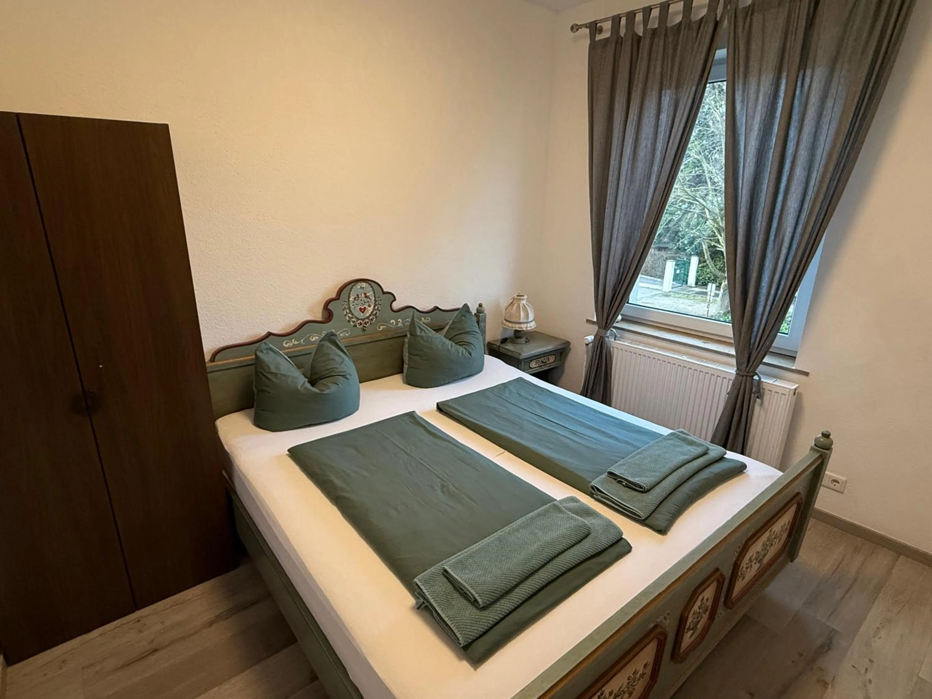 Bed in Apart-Hotel Rheinischer Hof Dormagen