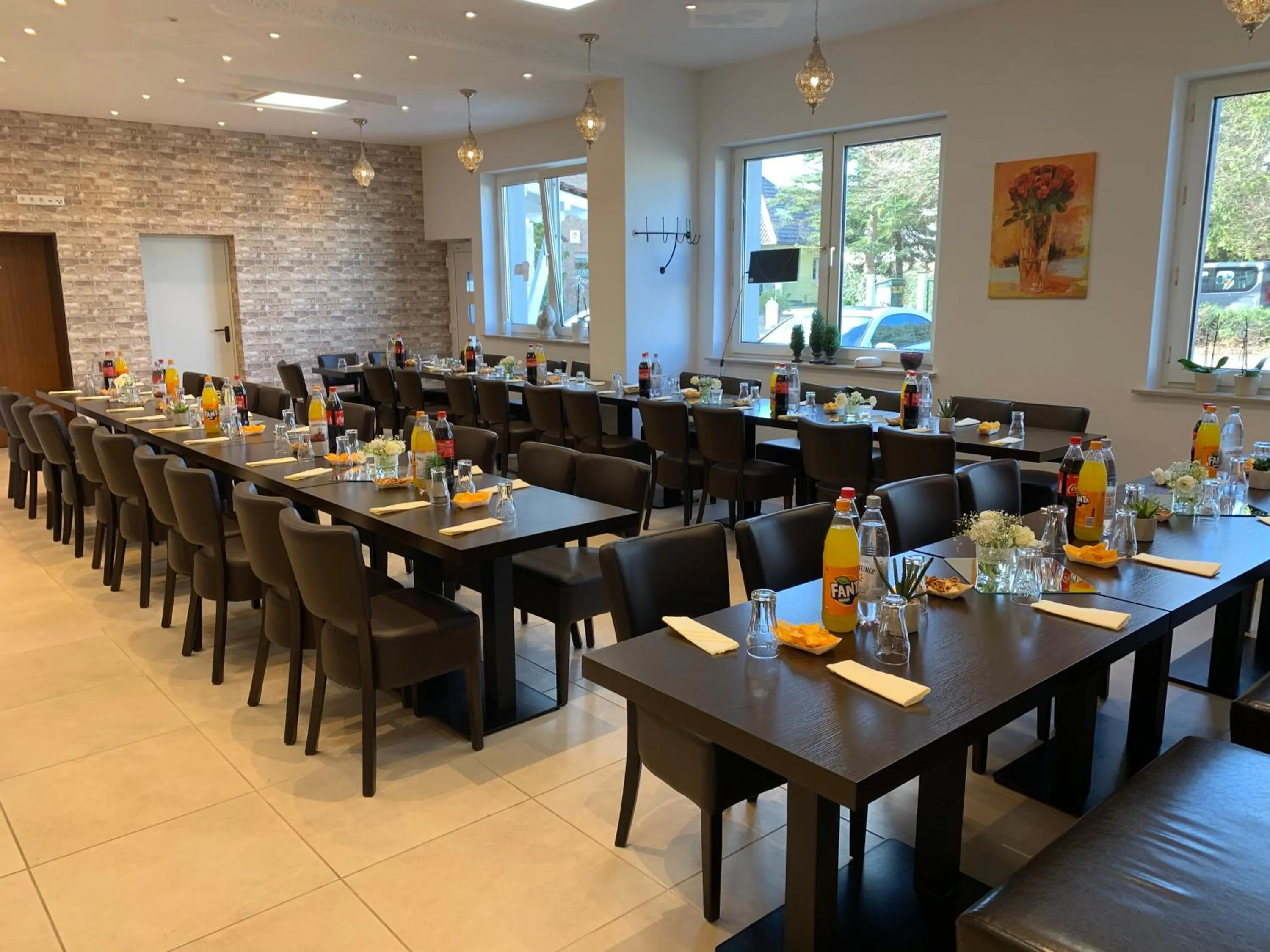 Buffet breakfast in Apart-Hotel Rheinischer Hof Dormagen