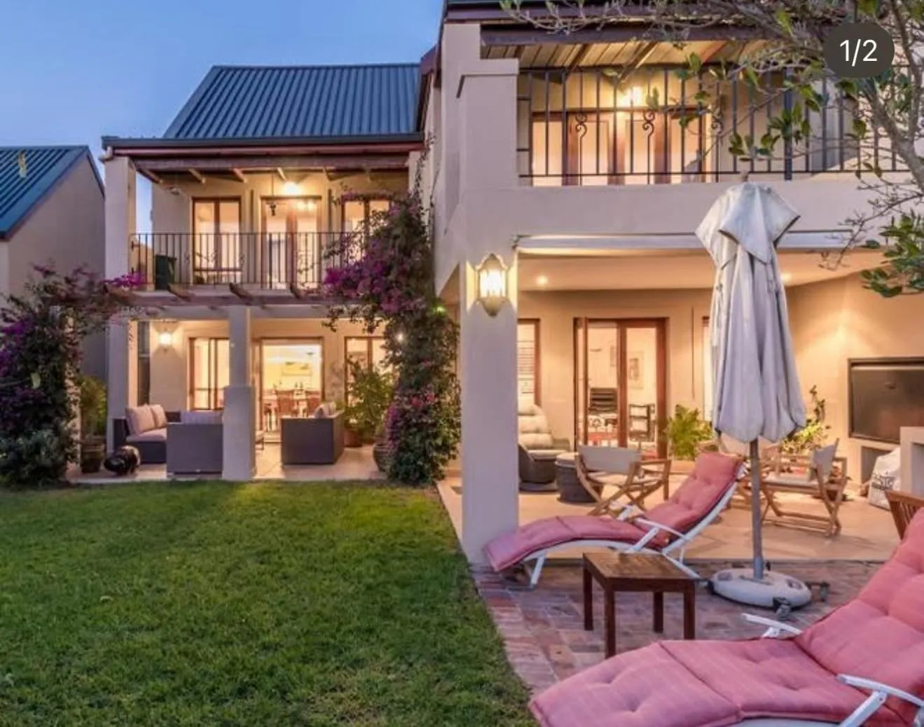 Patio in Devonvale Golf & Wine Estate