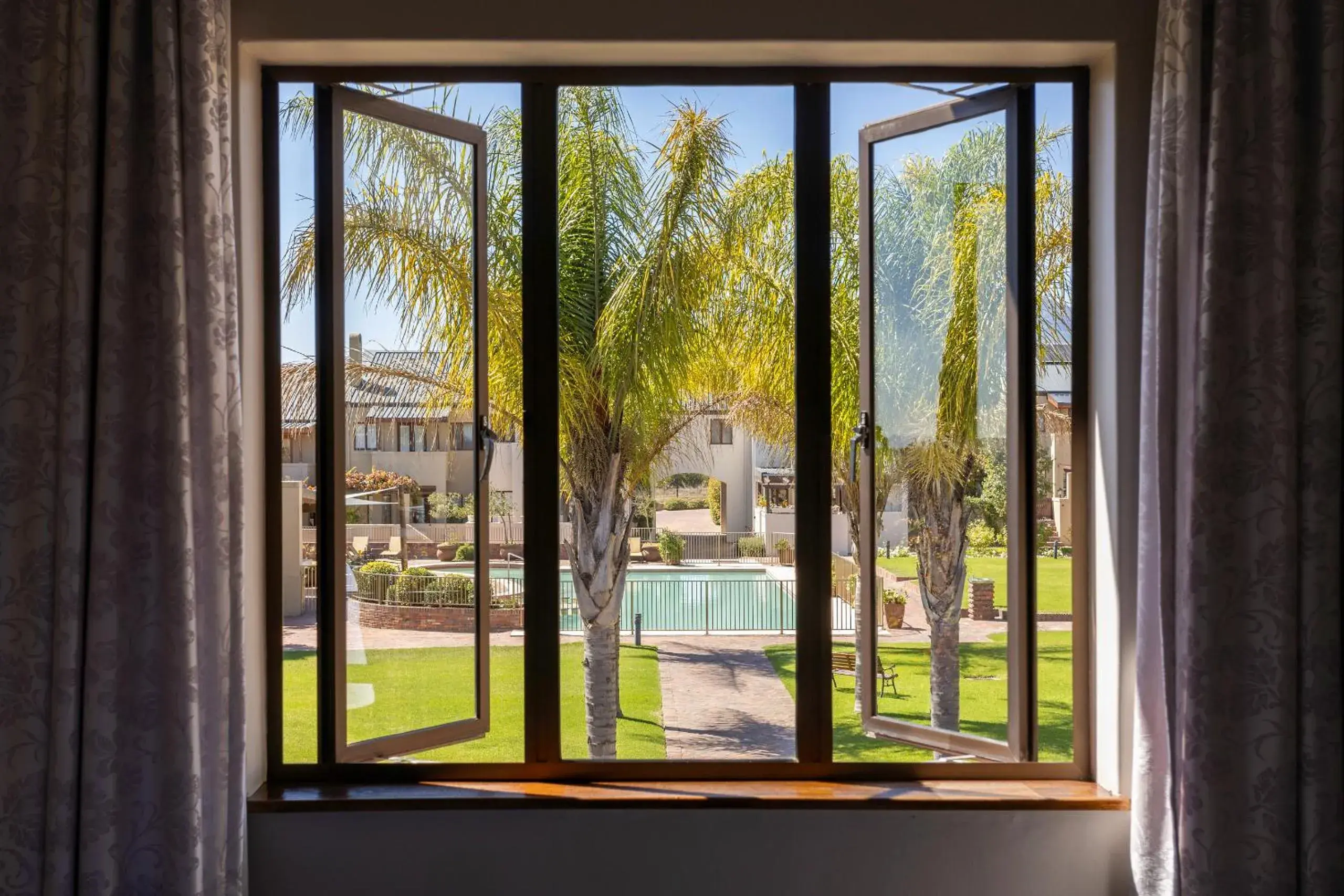 Garden view in Devonvale Golf & Wine Estate Garden view in Devonvale Golf & Wine Estate