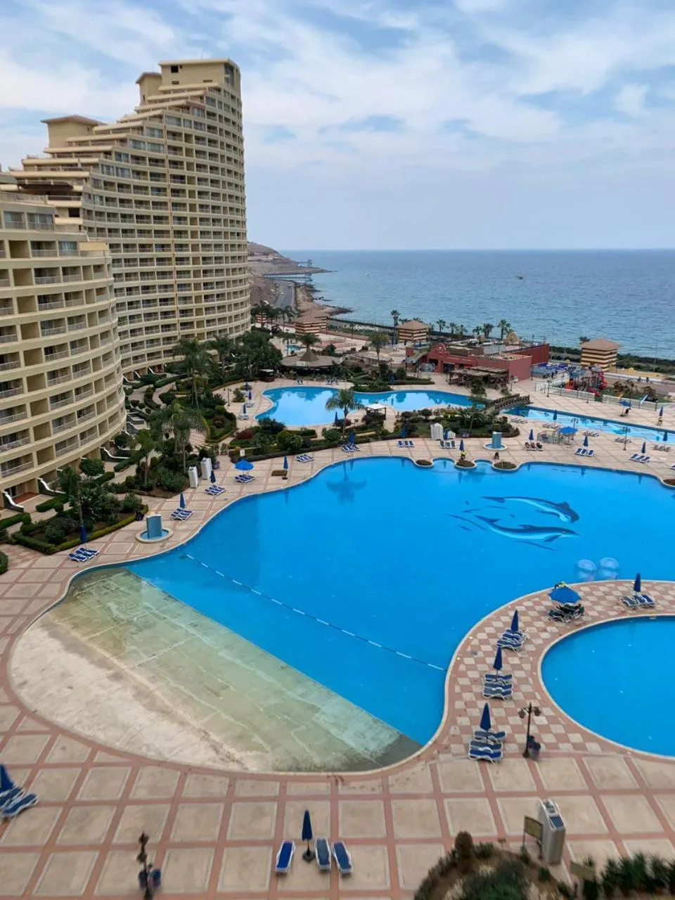 Swimming pool in Penthouse Three-Bedroom Villa in Porto Sokhna Family only