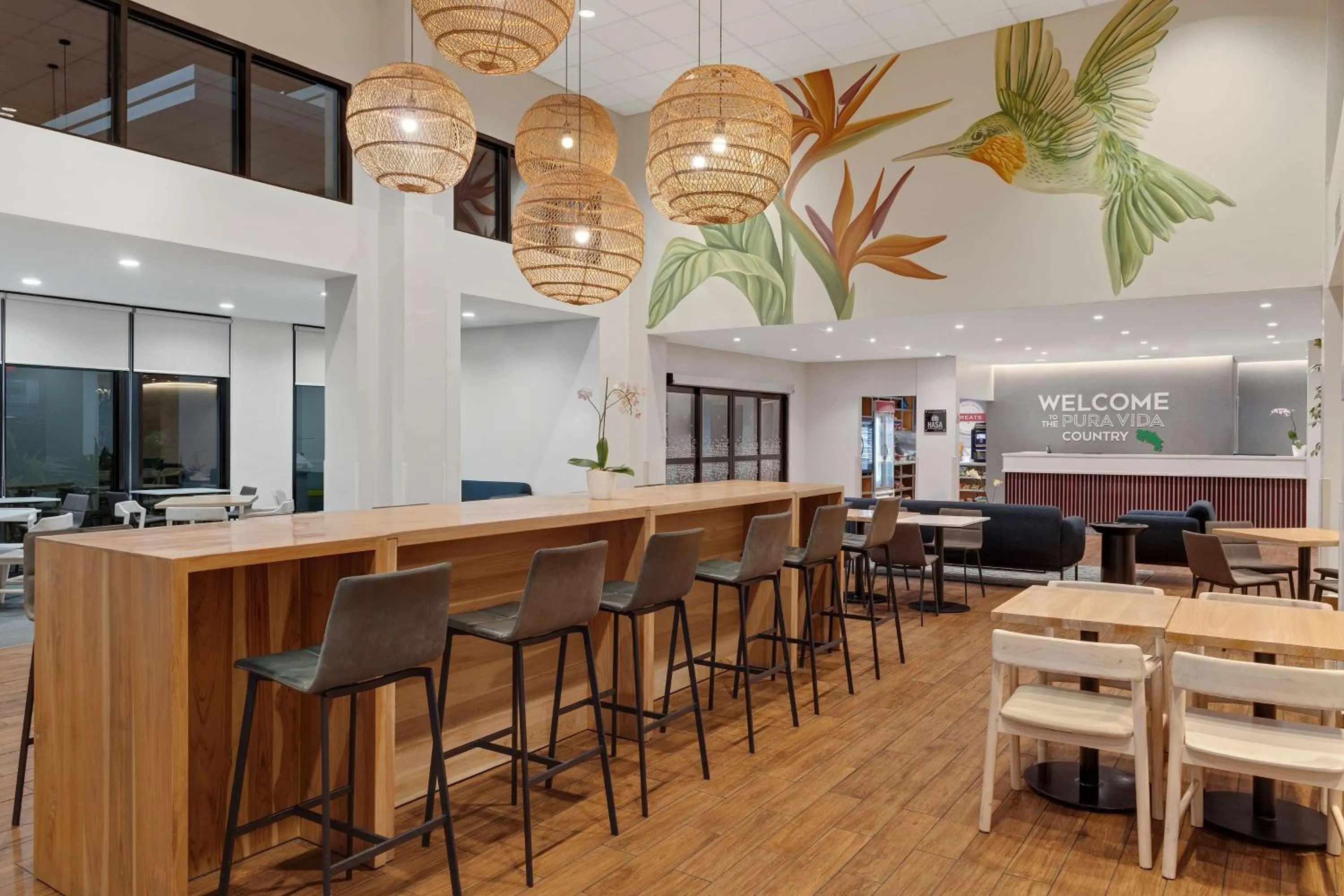 Lobby or reception in Hampton By Hilton San Jose Airport Costa Rica