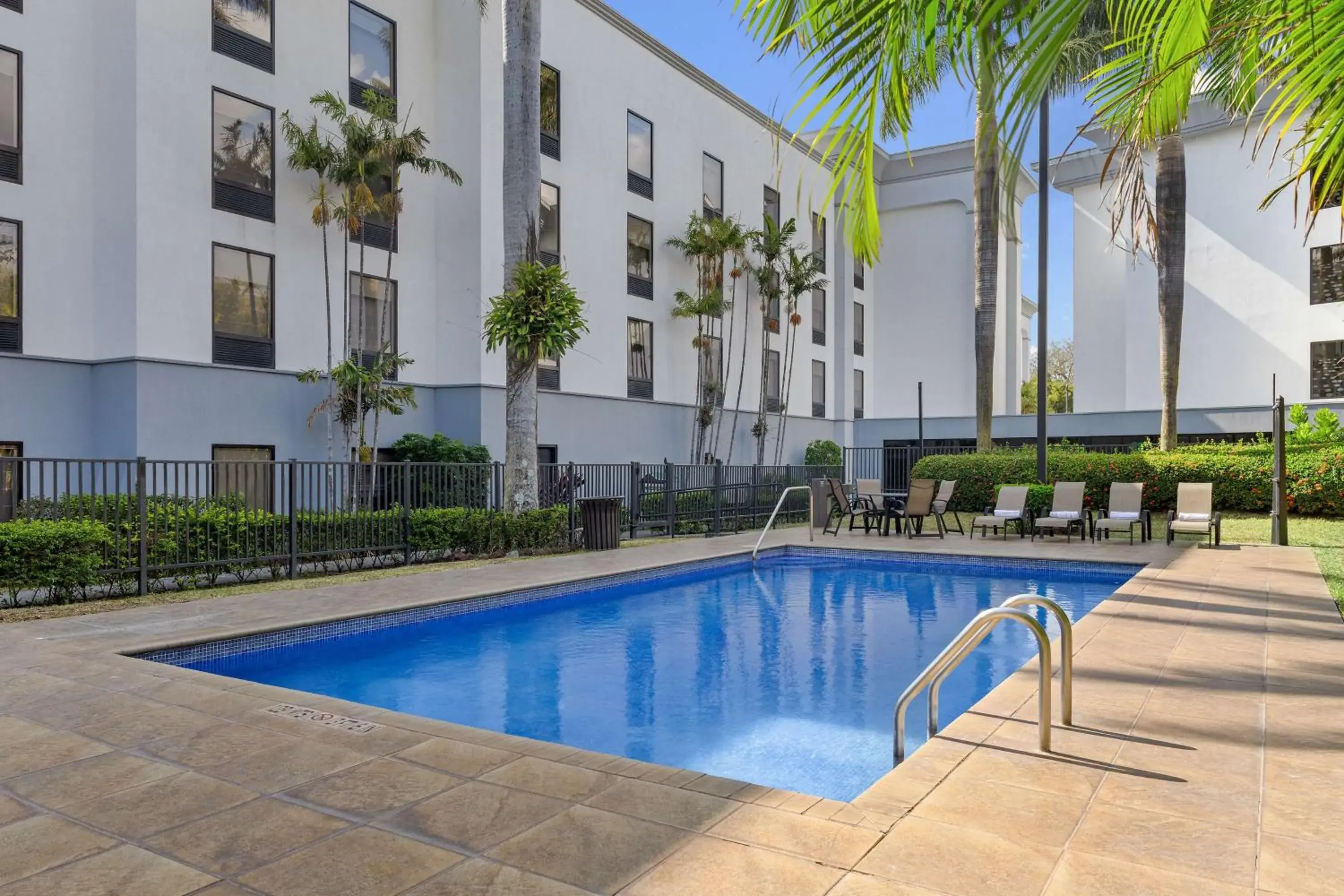 Pool view in Hampton By Hilton San Jose Airport Costa Rica Pool view in Hampton By Hilton San Jose Airport Costa Rica