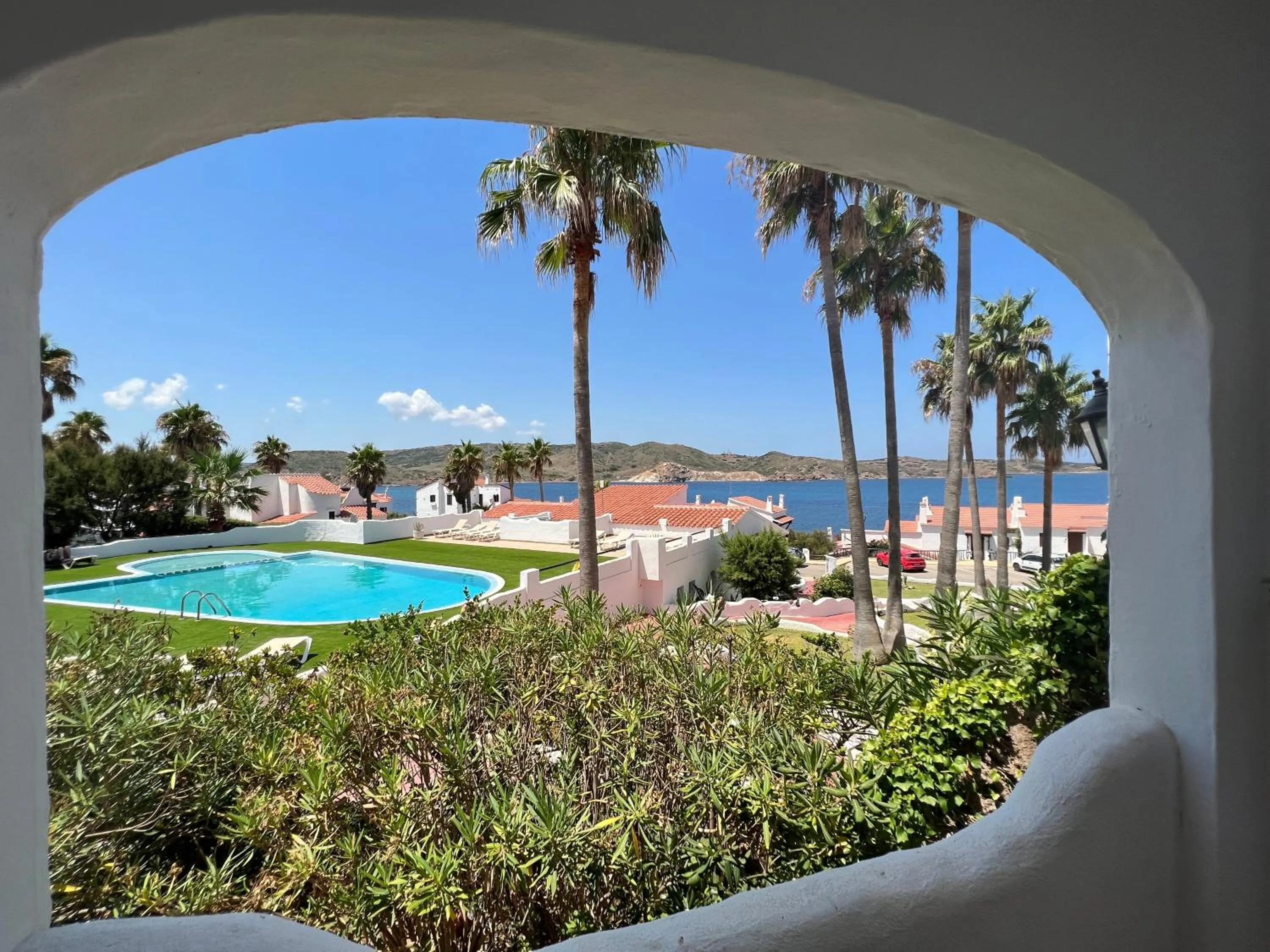 Garden view in Apartamentos El Bergantin Menorca Club