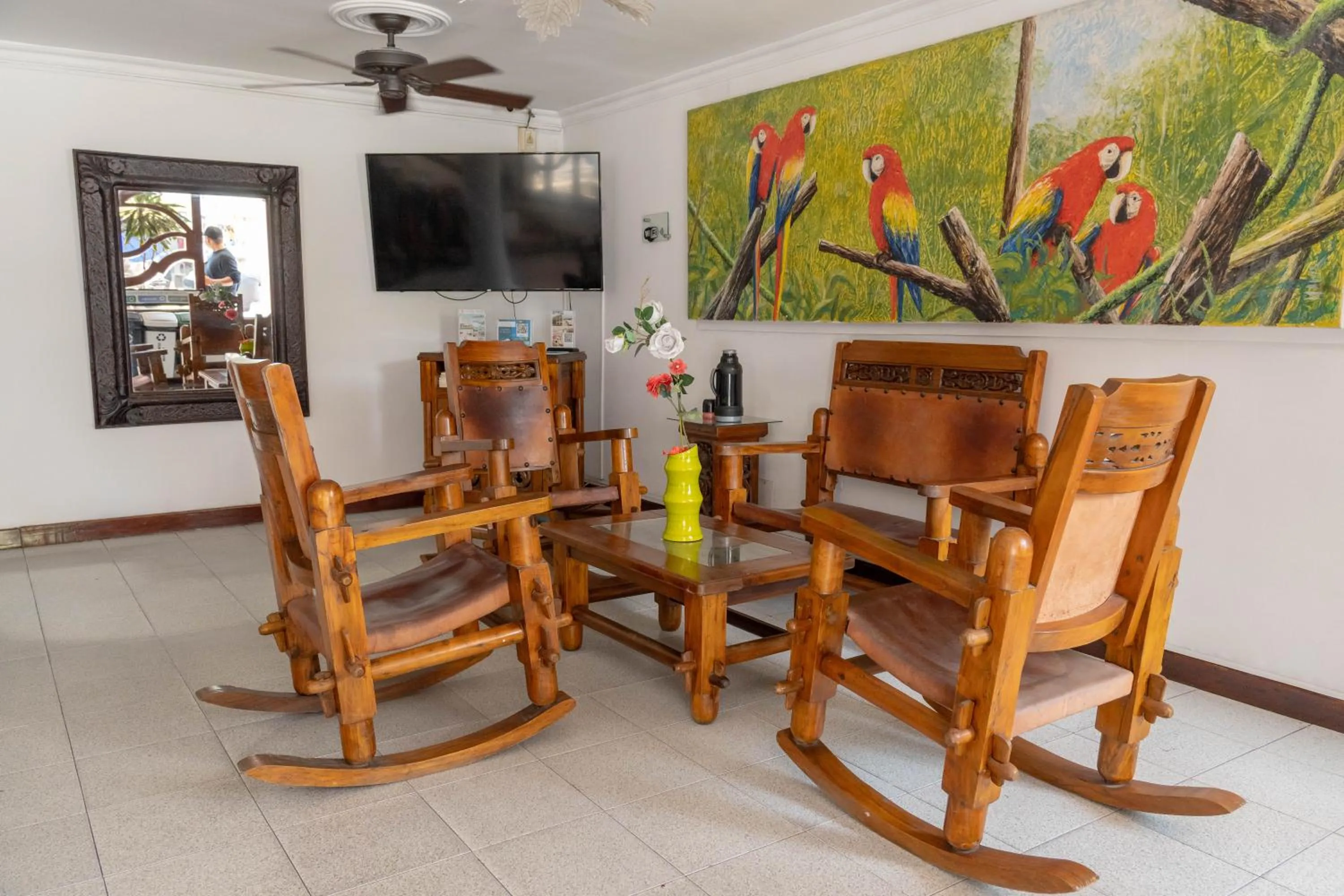 Seating area in Hotel Veleros Cartagena