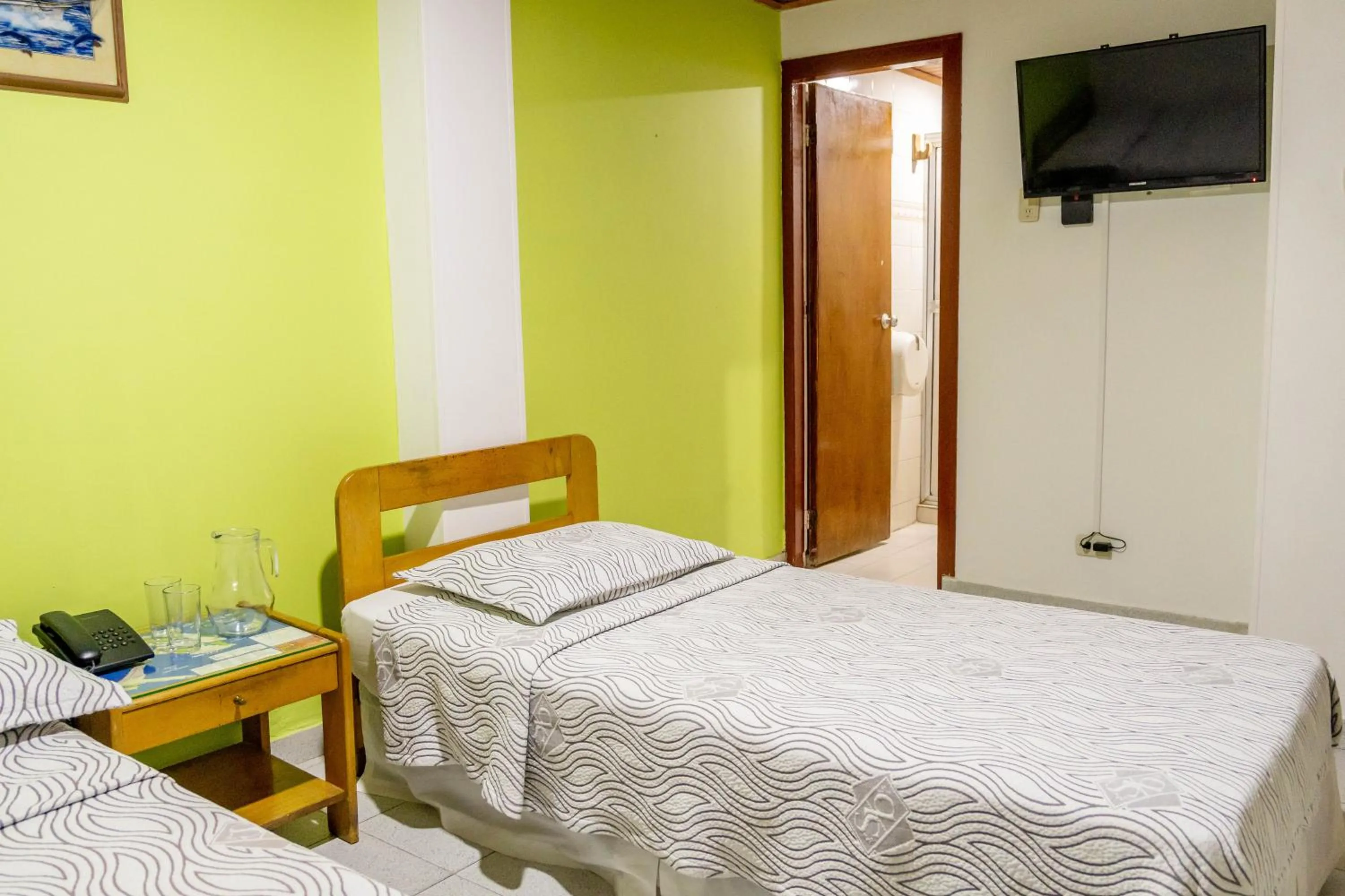 Bed in Hotel Veleros Cartagena