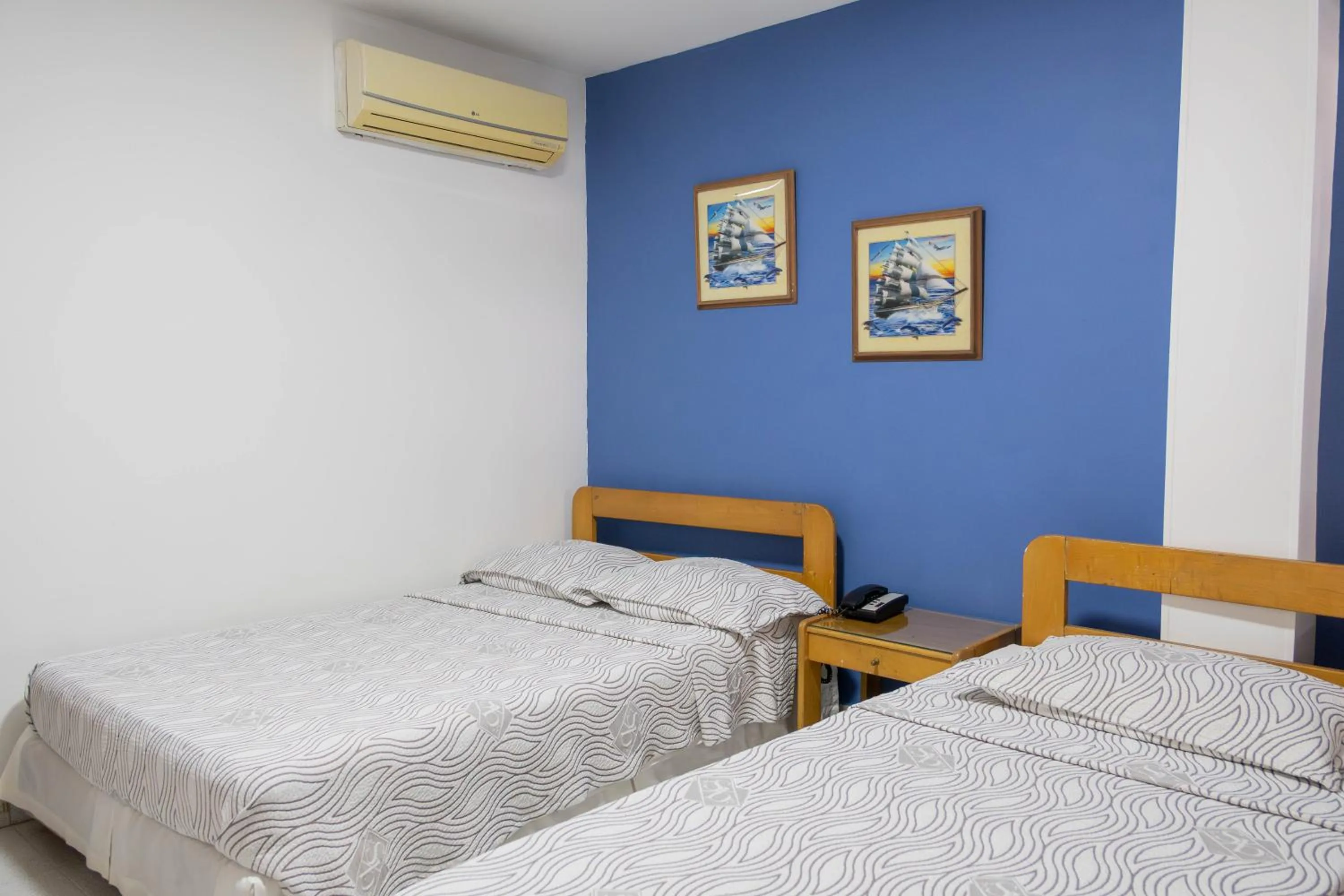 Bed in Hotel Veleros Cartagena