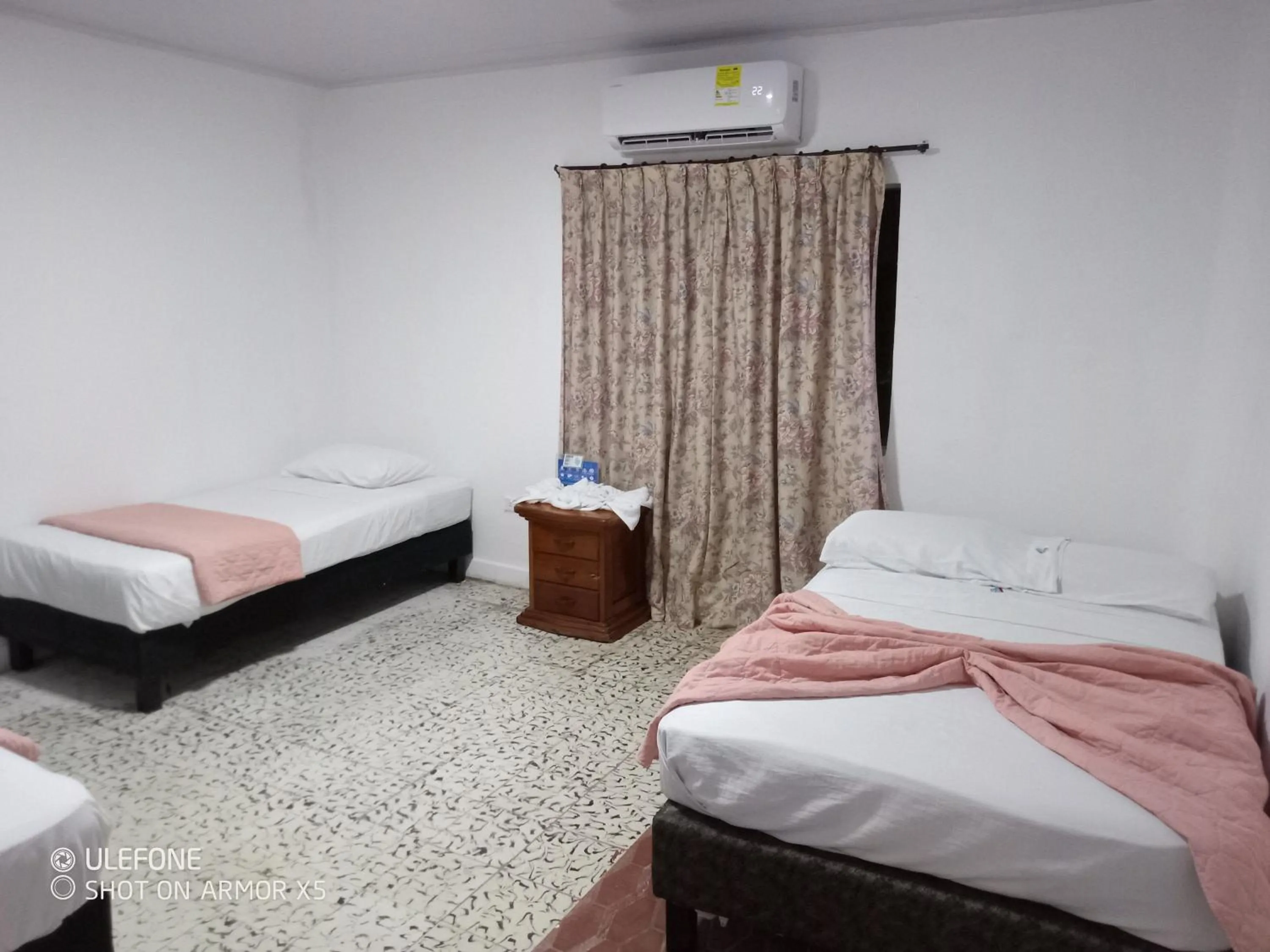 Bed in Hotel Montecarlo Beach