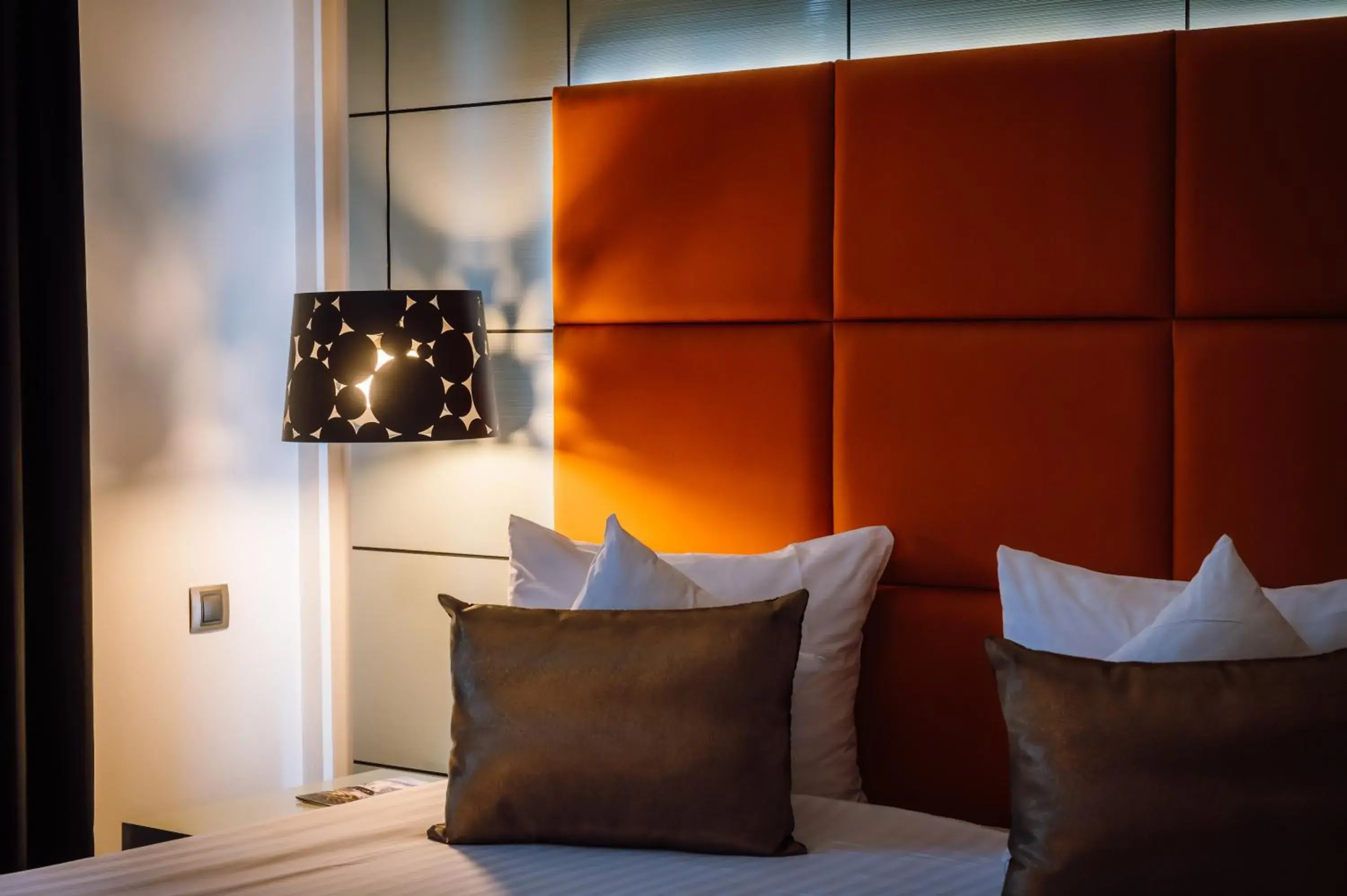 Bed in Plaza V Hotel Bed in Plaza V Hotel