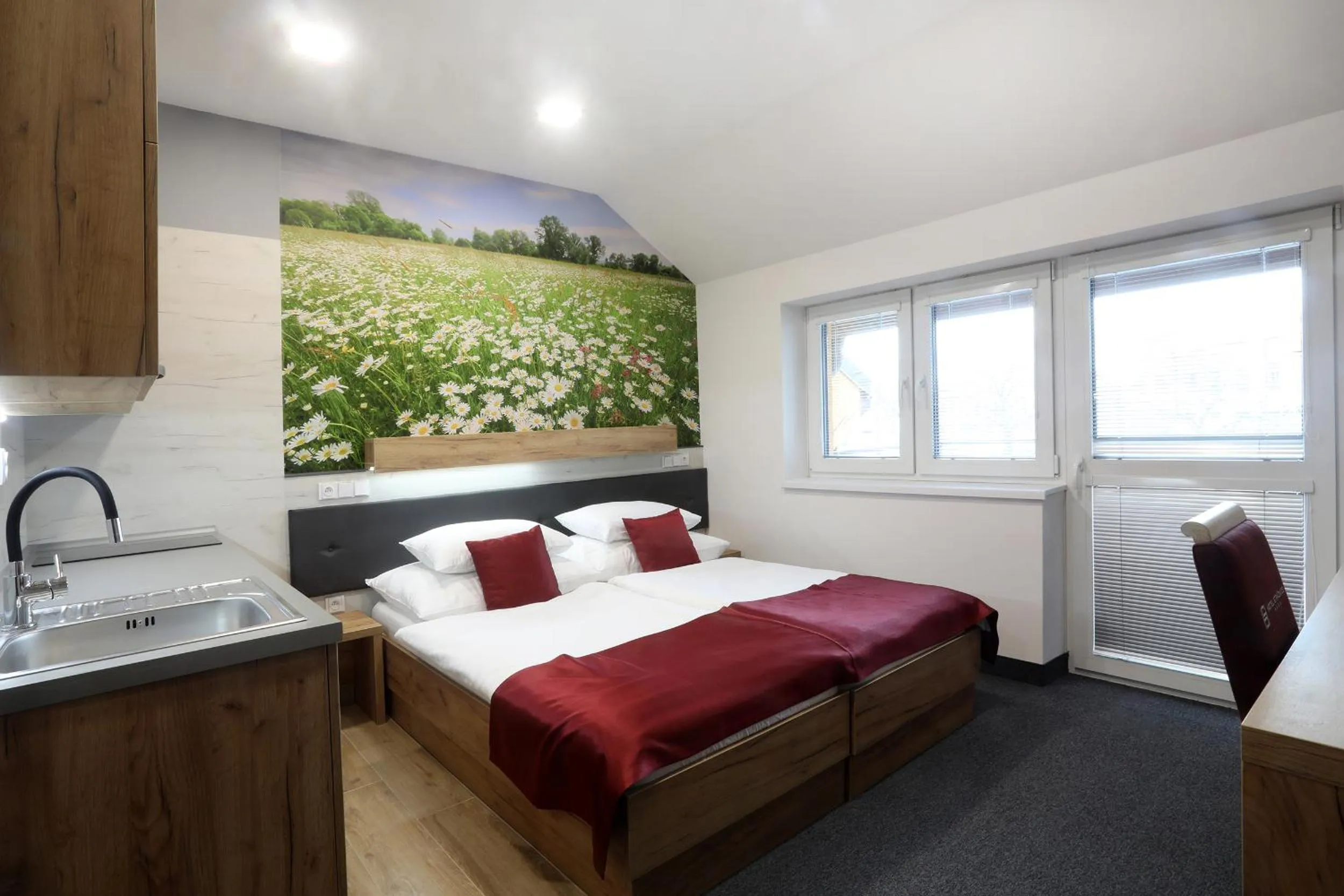 Bed in Hotel Strážnice