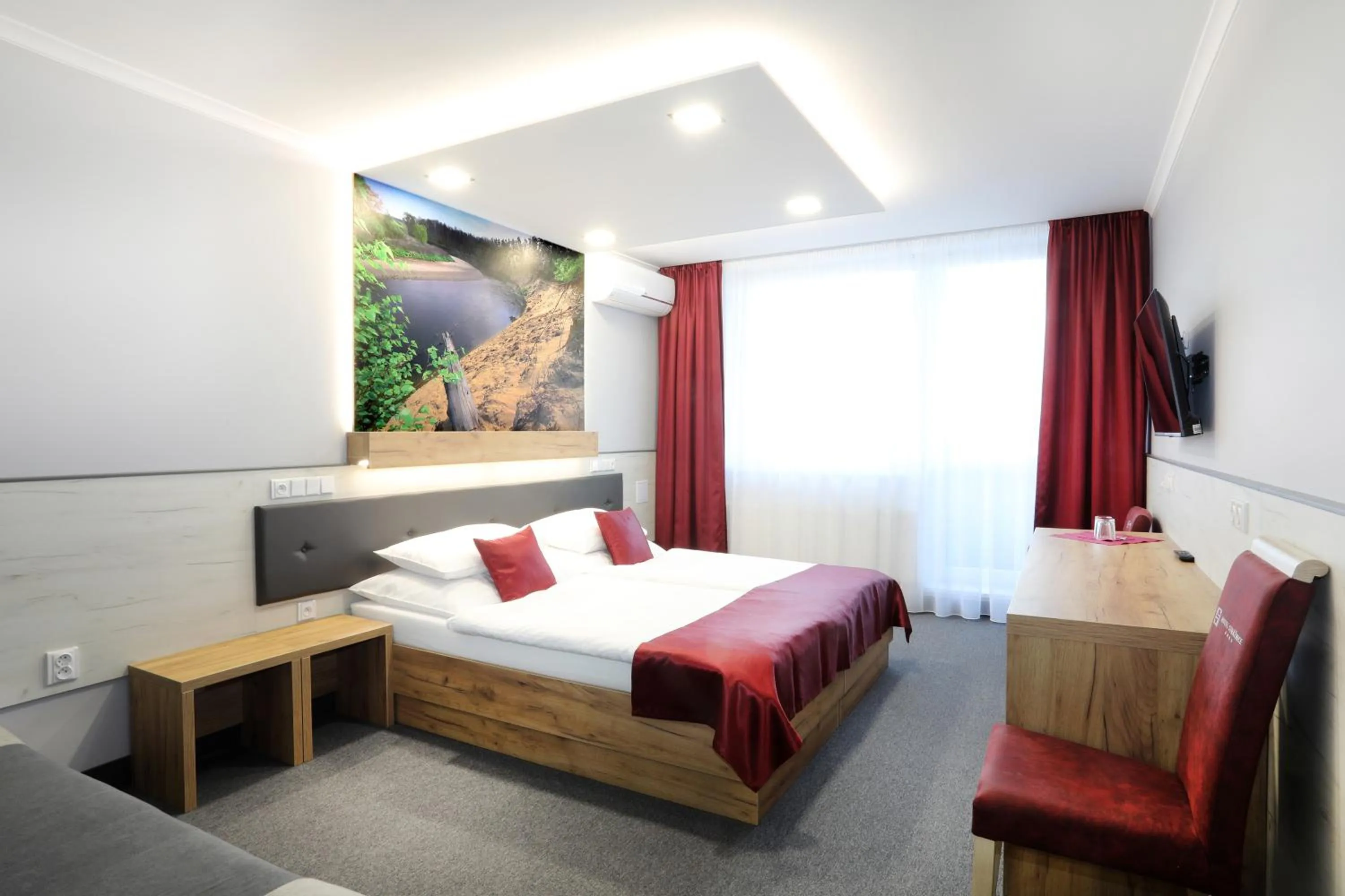 Bed in Hotel Strážnice