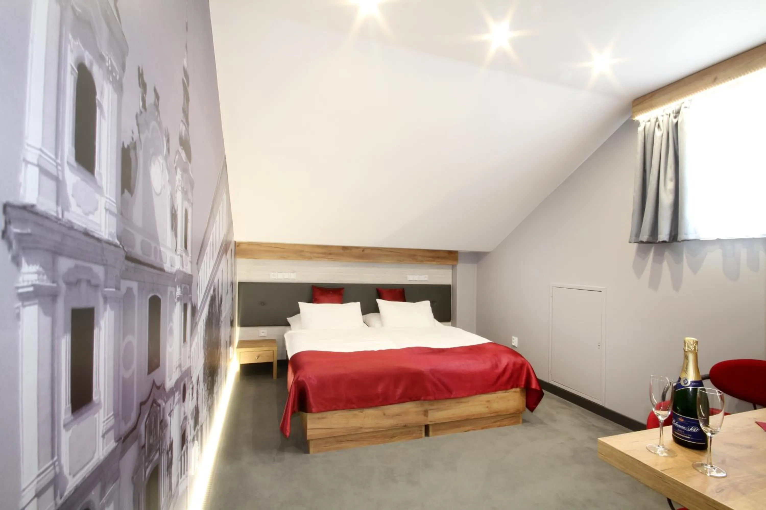 Bed in Hotel Strážnice