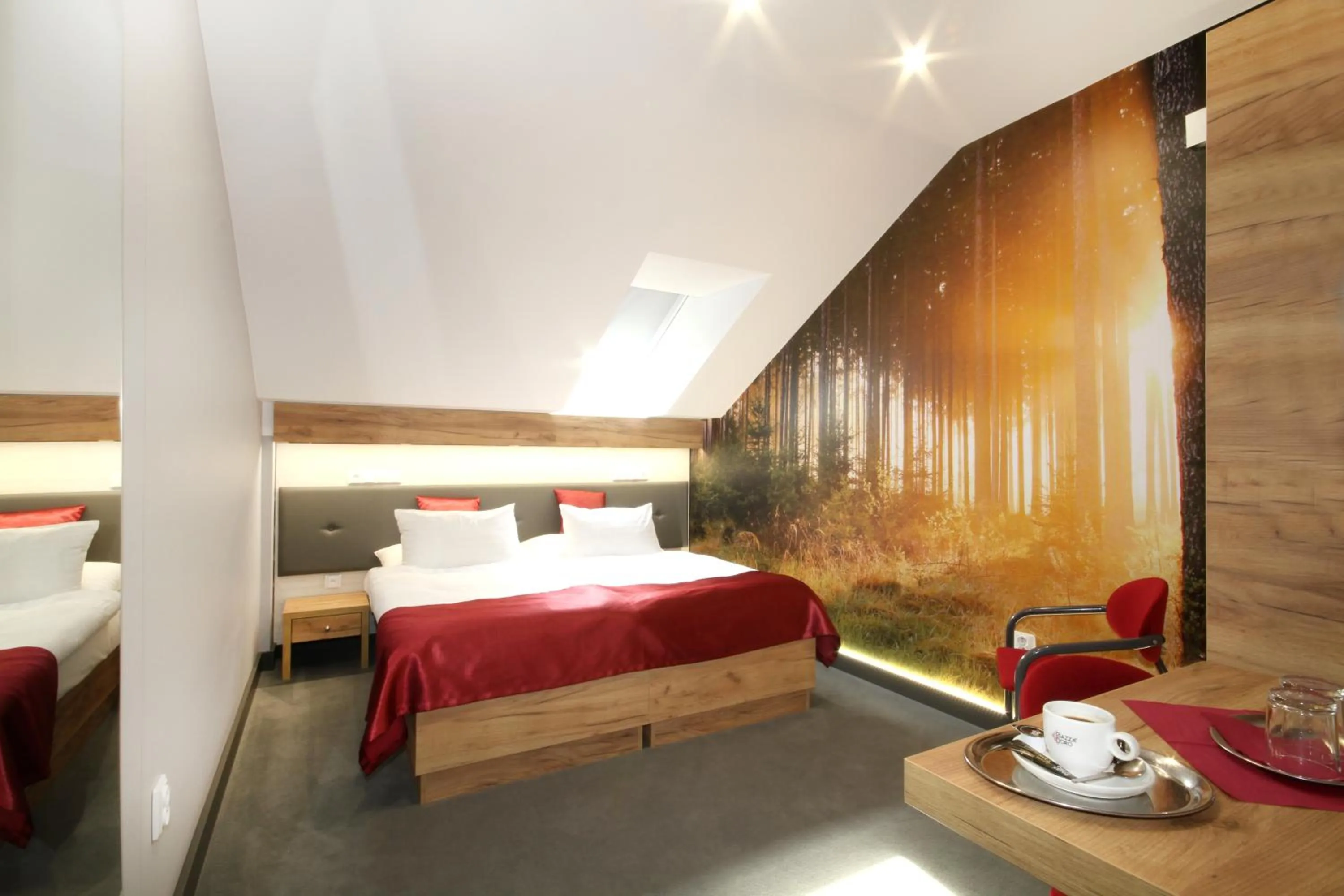 Bed in Hotel Strážnice