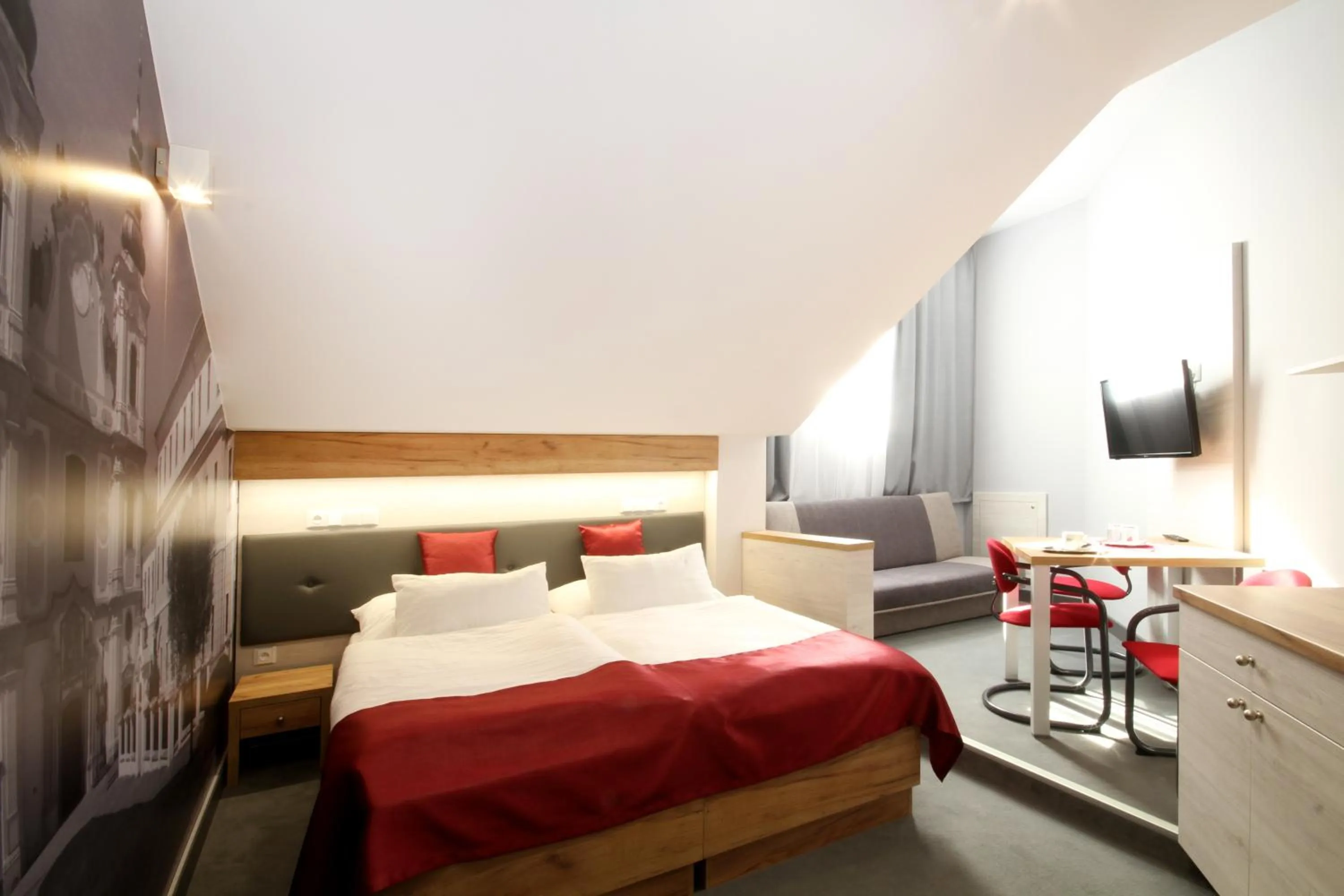 Bed in Hotel Strážnice