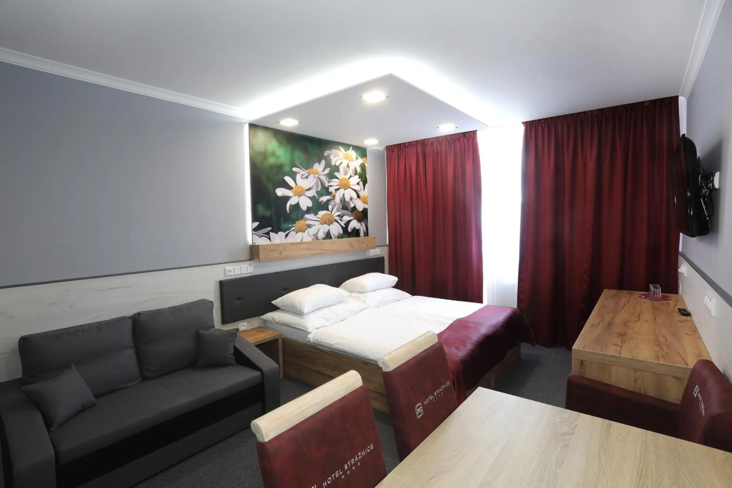 Bed in Hotel Strážnice