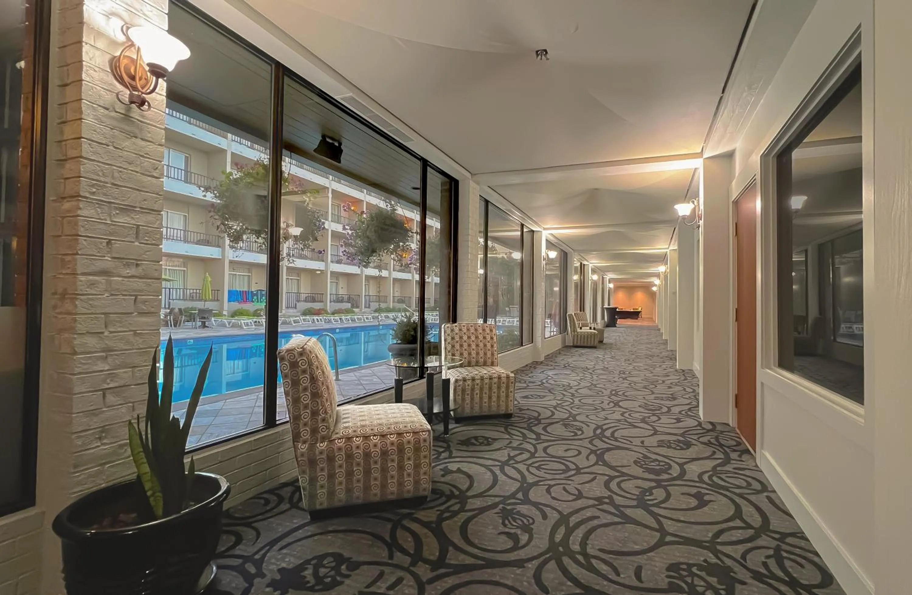 Pool view in Coast Capri Hotel