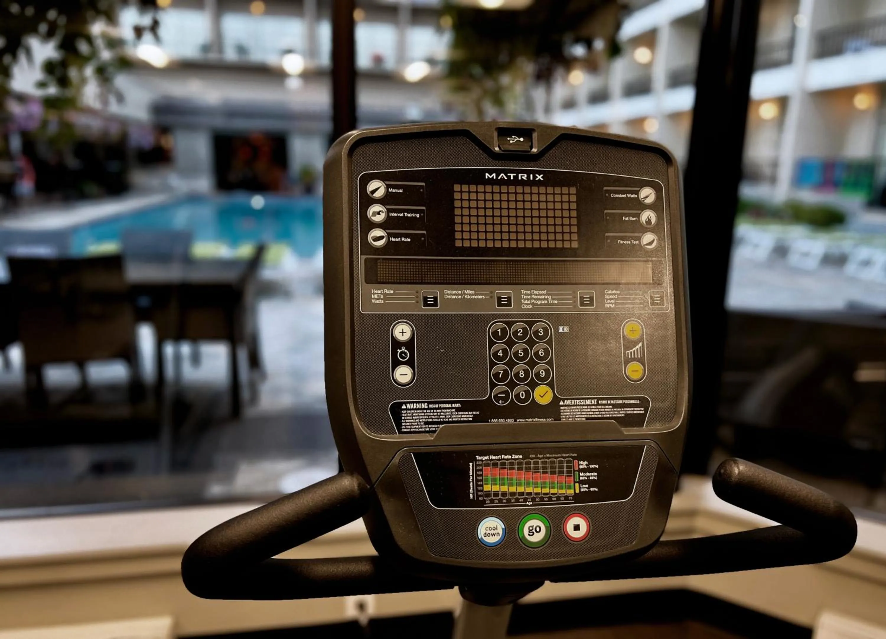 Fitness centre/facilities in Coast Capri Hotel