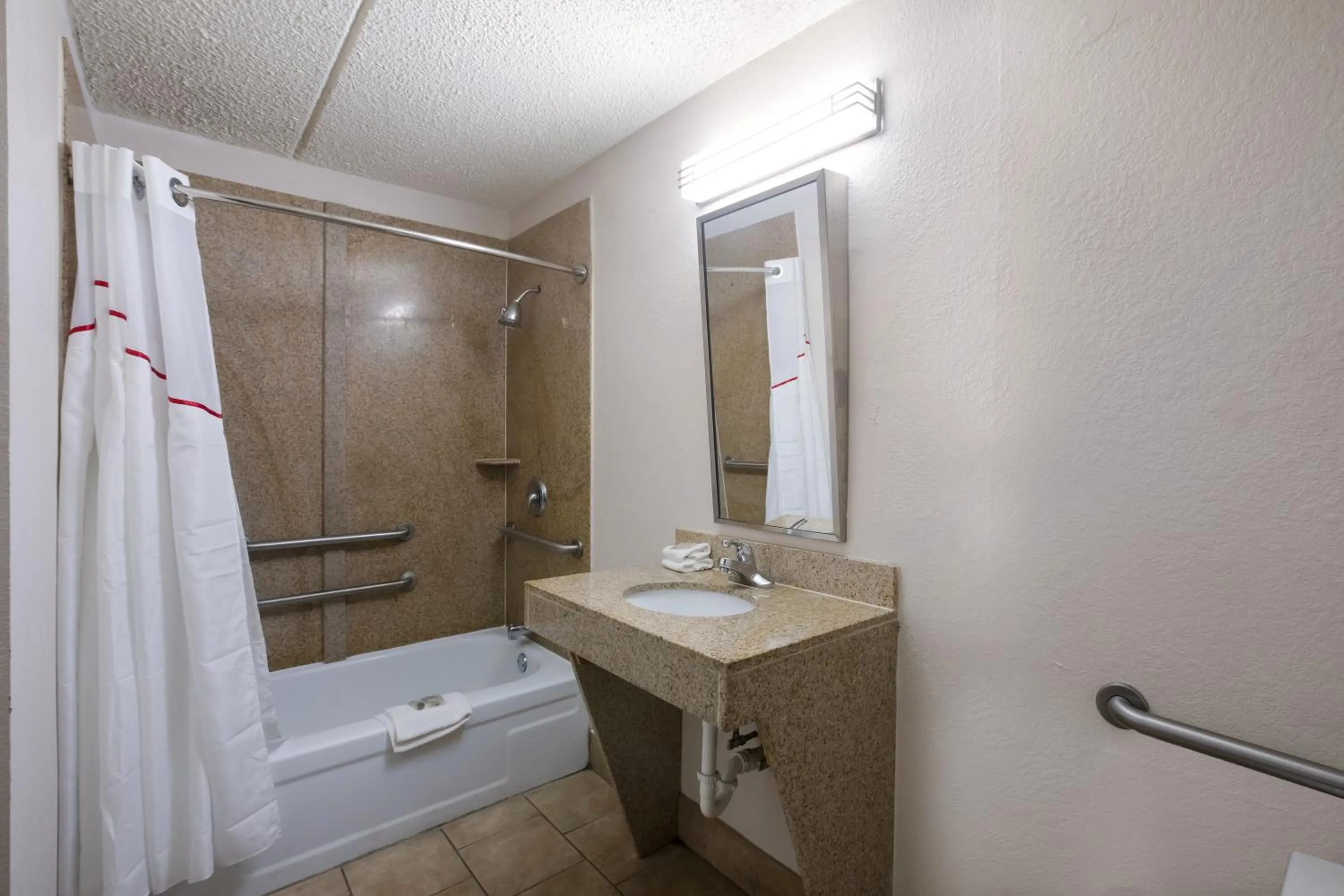 Bathroom in Red Roof Inn Atlanta Airport NE Conley