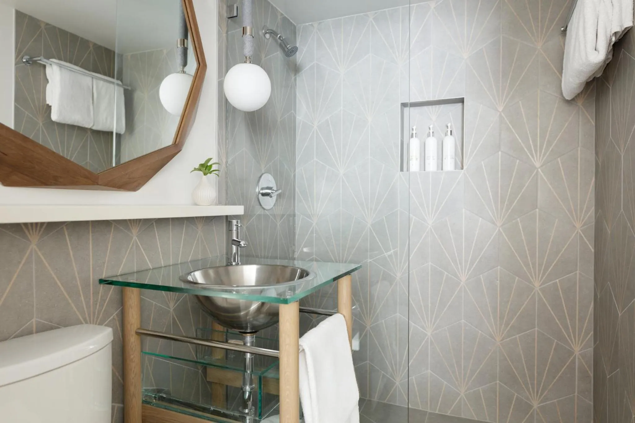 Bathroom in Kimpton Surfcomber Hotel by IHG