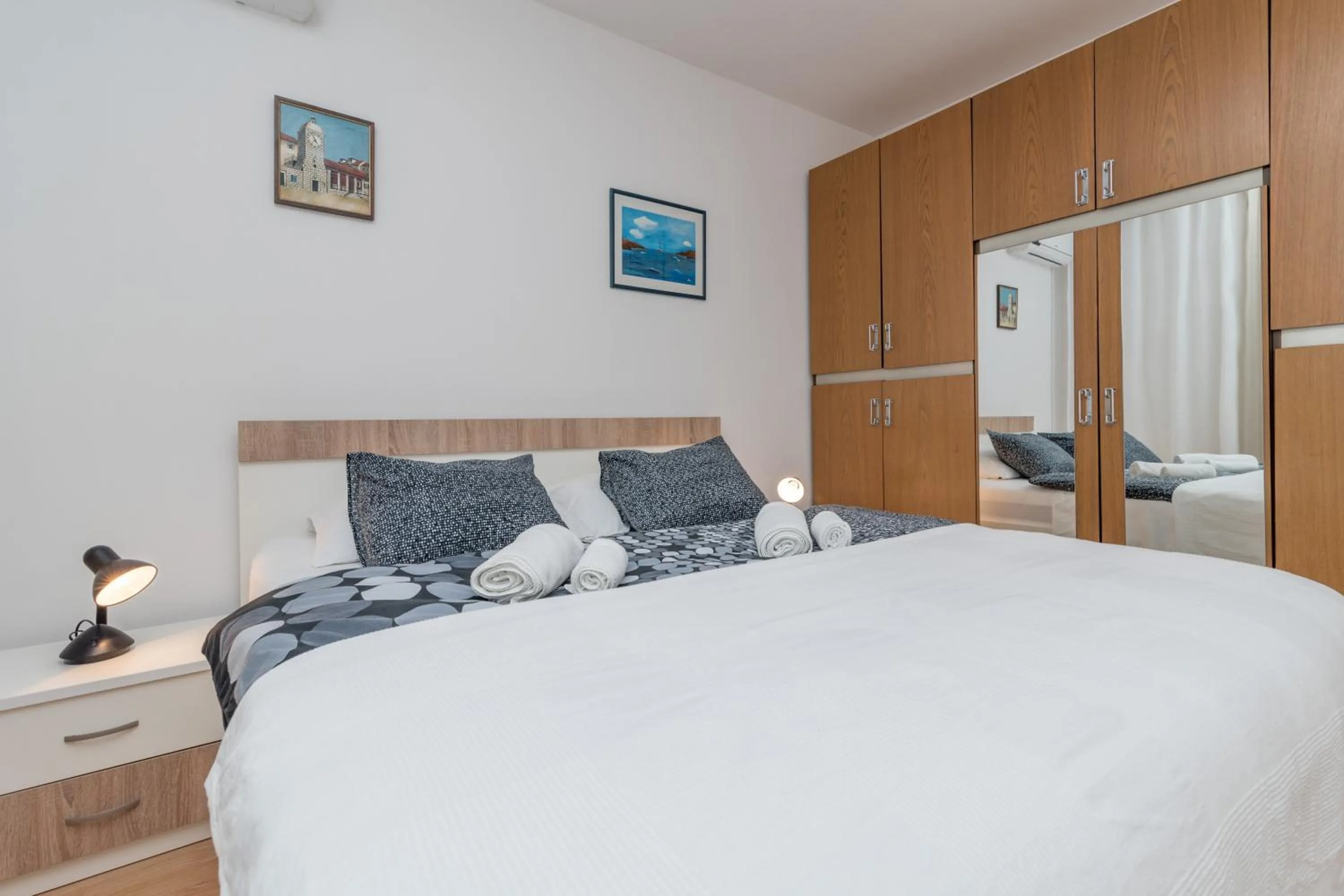 Bedroom, Bed in Apartments Vojin