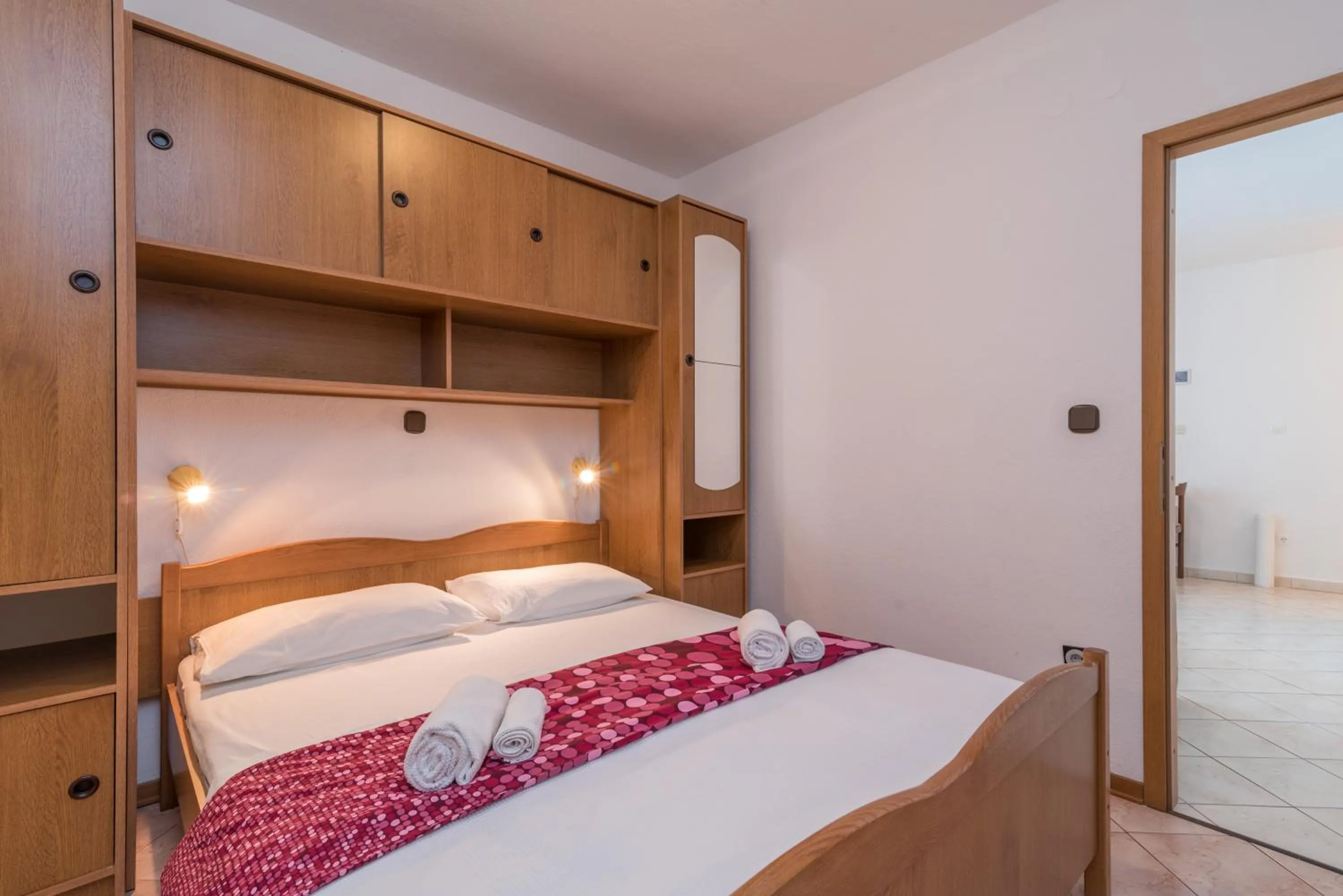 Bedroom, Bed in Apartments Vojin