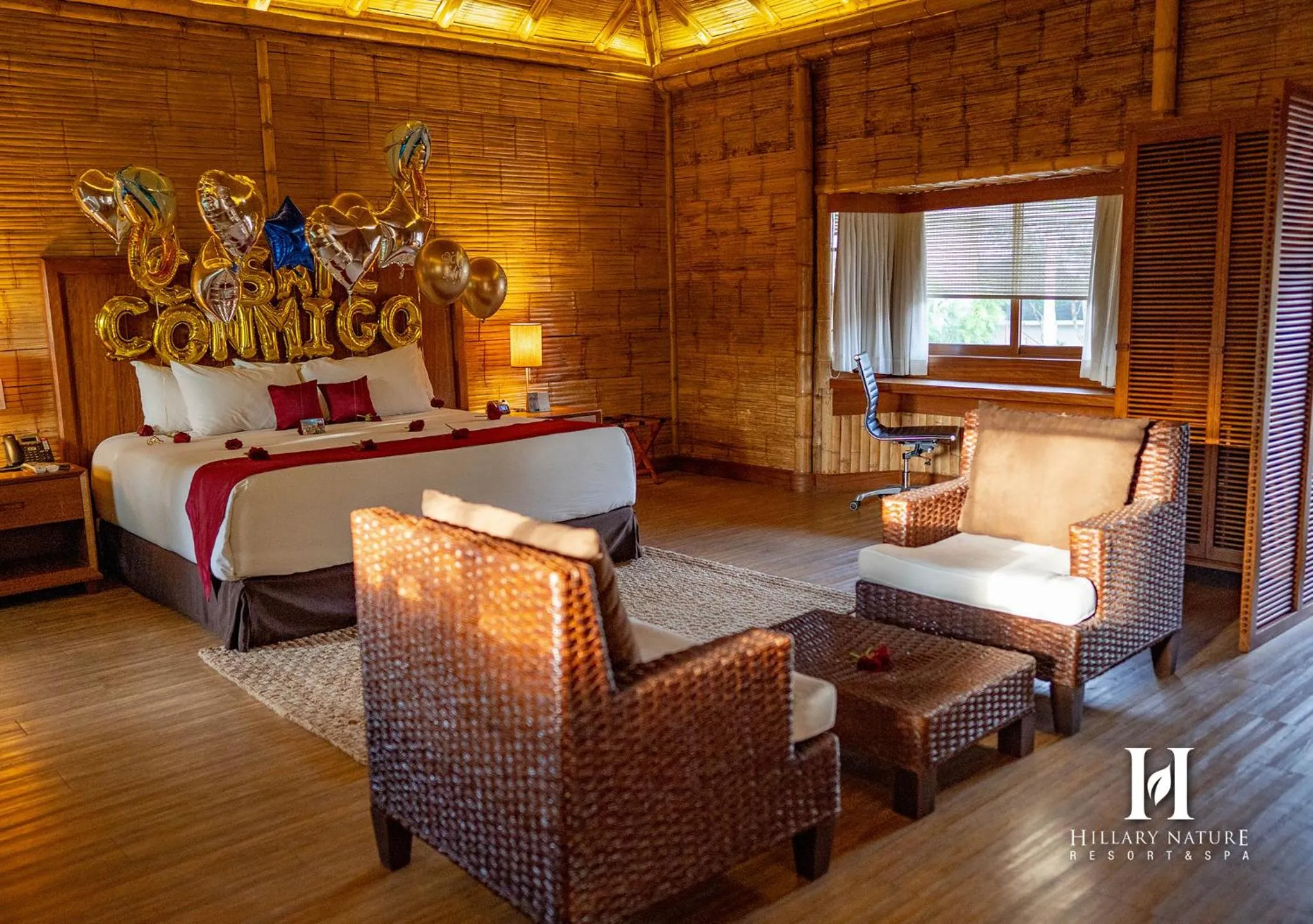 Bed in Hillary Nature Resort & Spa All Inclusive